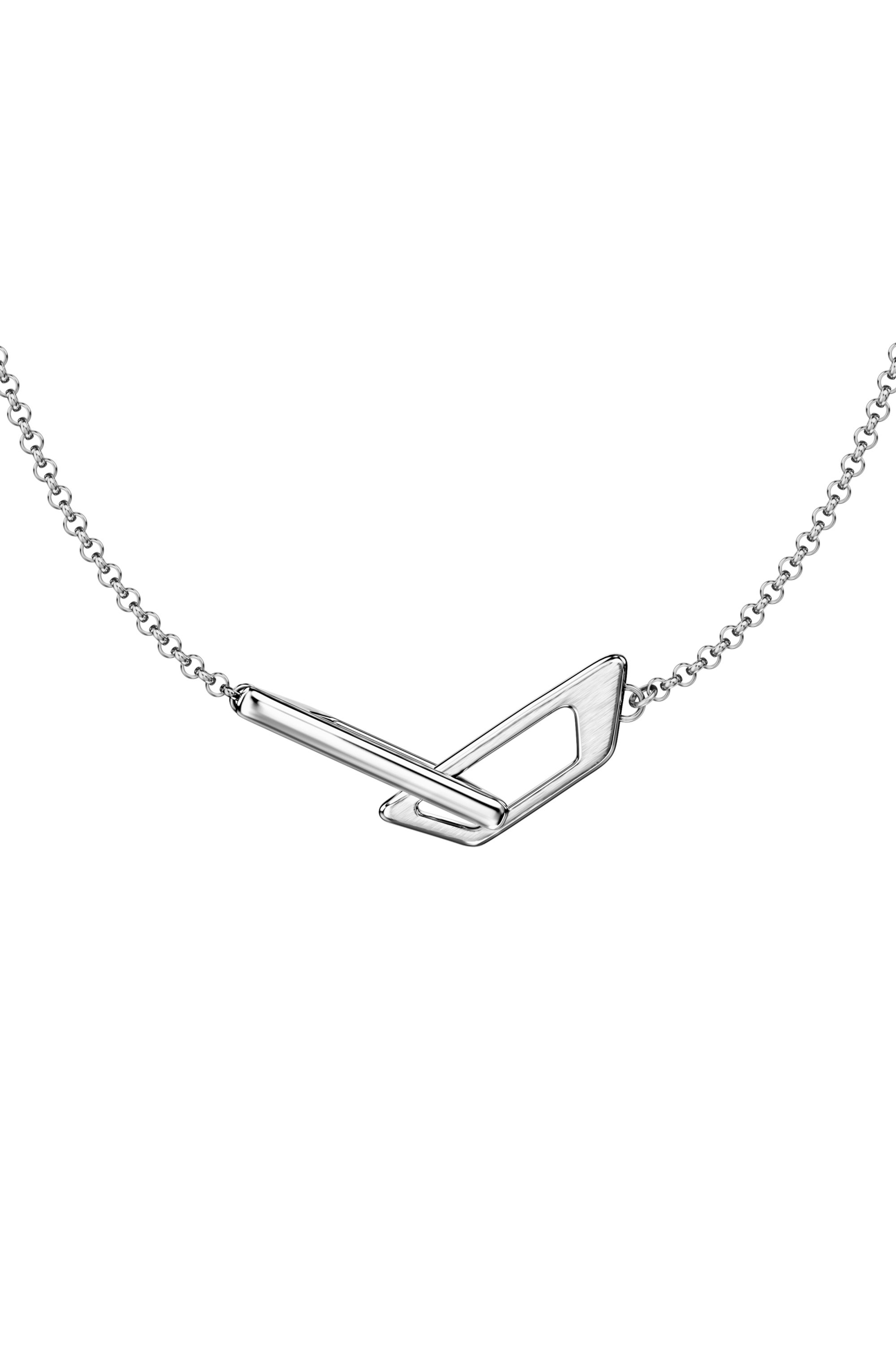 Diesel - DX1727040, Unisex's Stainless Steel Band Necklace in シルバー - 2