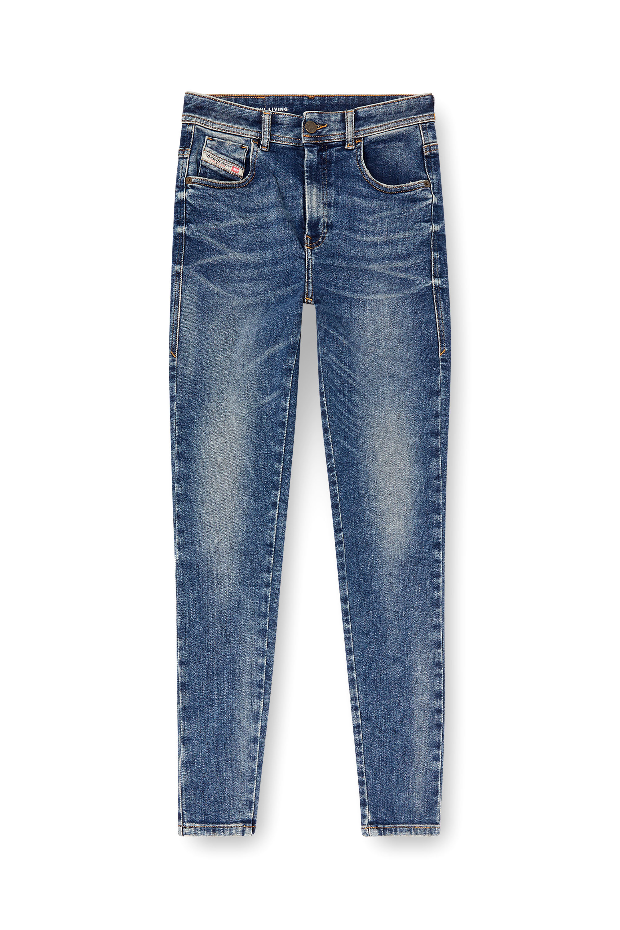 Diesel - Female's Skinny Jeans 1984 Slandy-High 007Y9, ミディアムブルー - 2