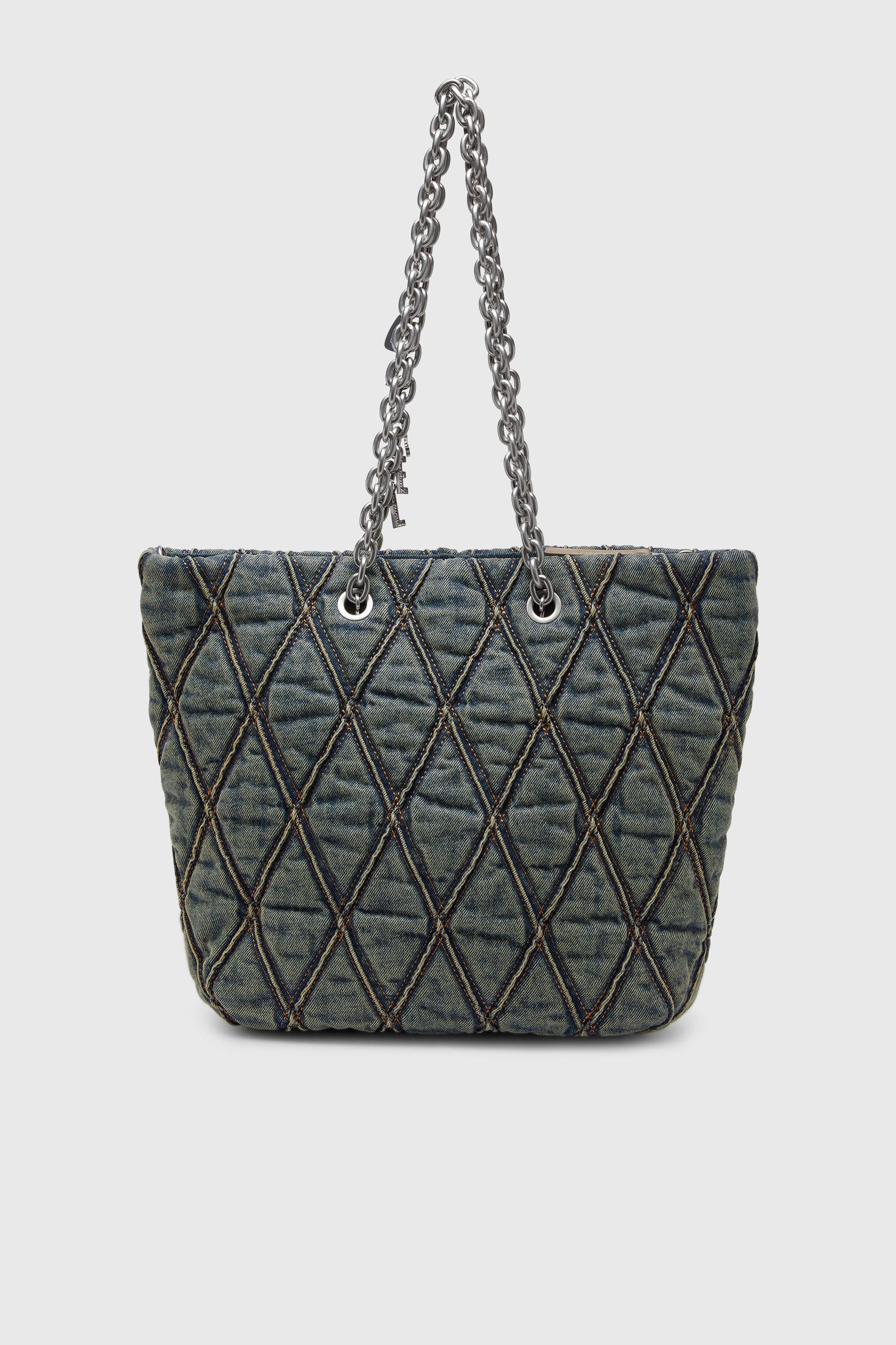 Diesel - CHARM-D SHOPPER M, Female's ショッパーバッグ M in ダークブルー - 3