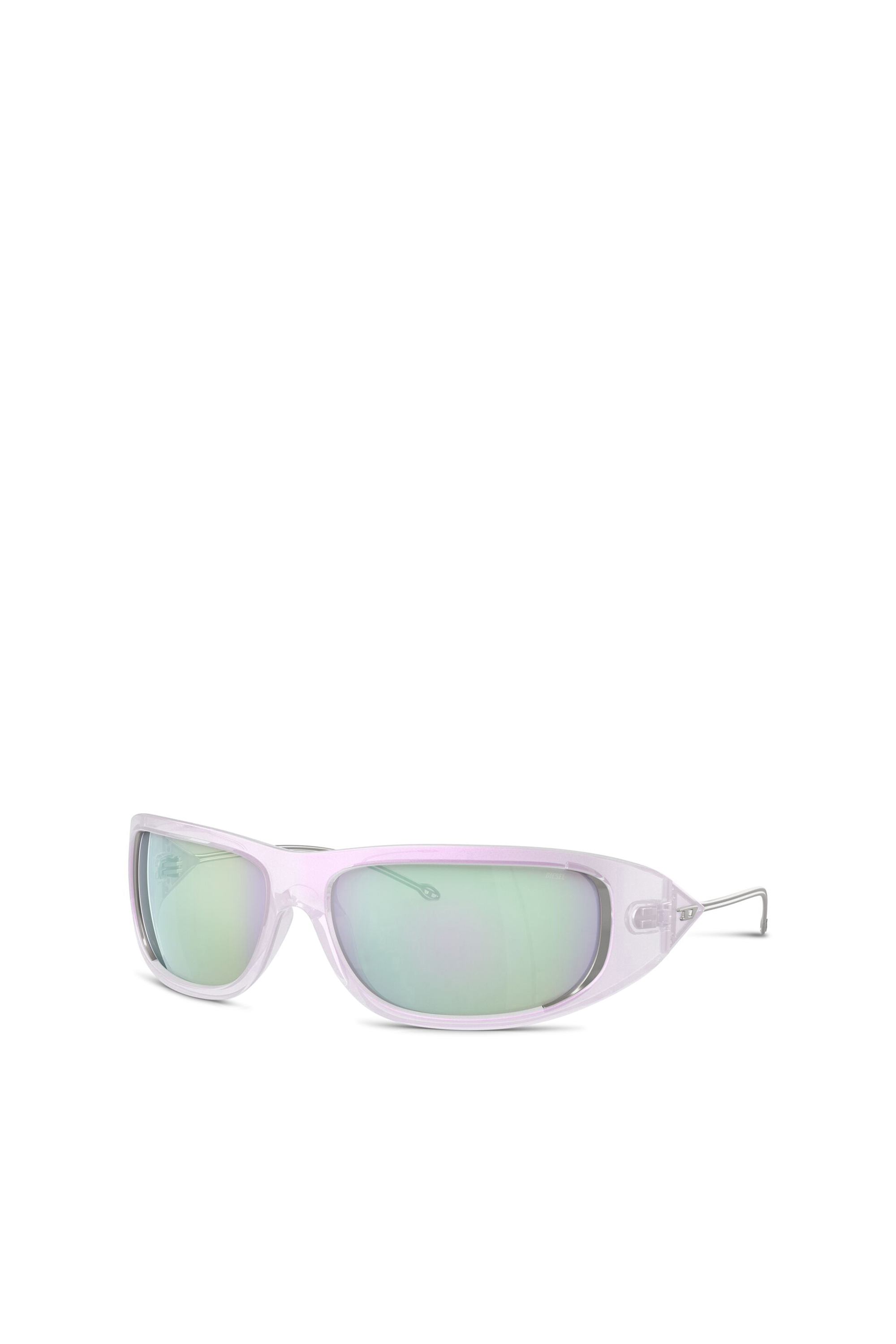 Diesel - 0DL3001 SIZE 61, Unisex's Wraparound style sunglasses in バブル - 5