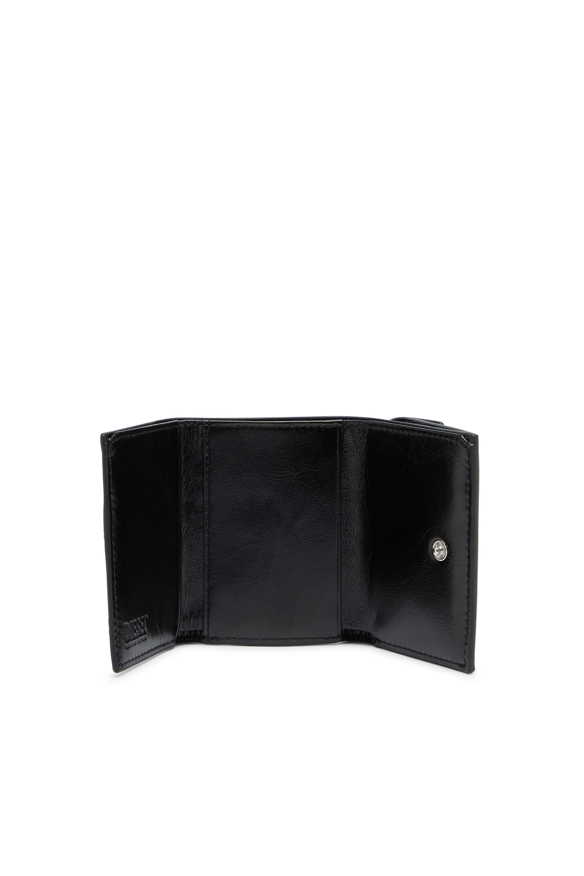 Diesel - D-ENVELOP TRI FOLD COIN XS II, Female's 三つ折りウォレット in ブラック - 3