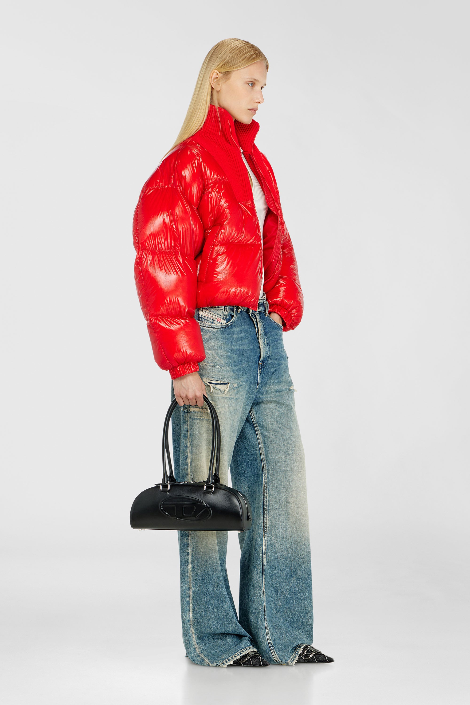 Diesel - W-ARRIOR, Female's ダウンジャケット in レッド - 2