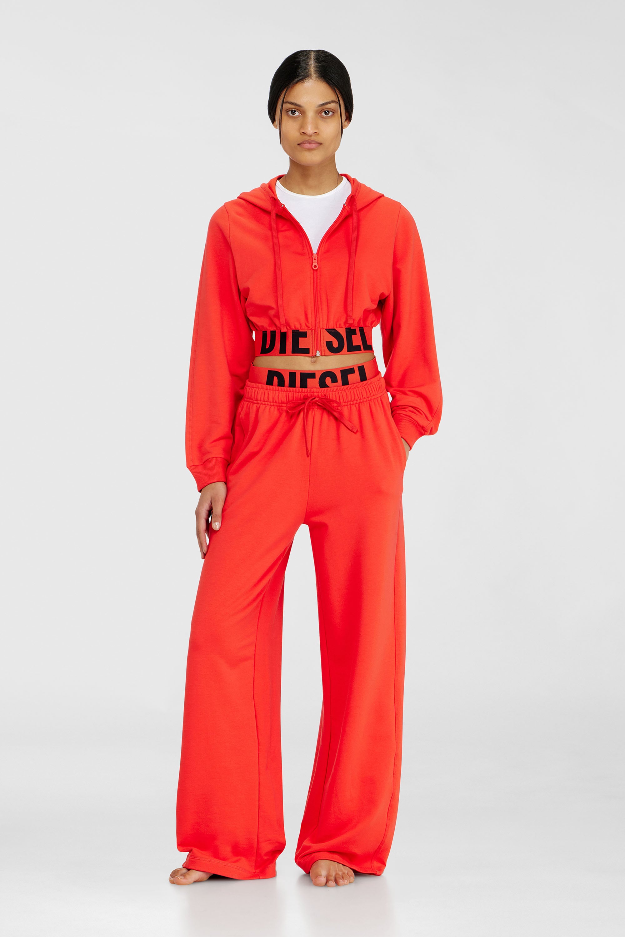 Diesel - NIKA-D-POP, Female's ジップアップパーカー in レッド - 2