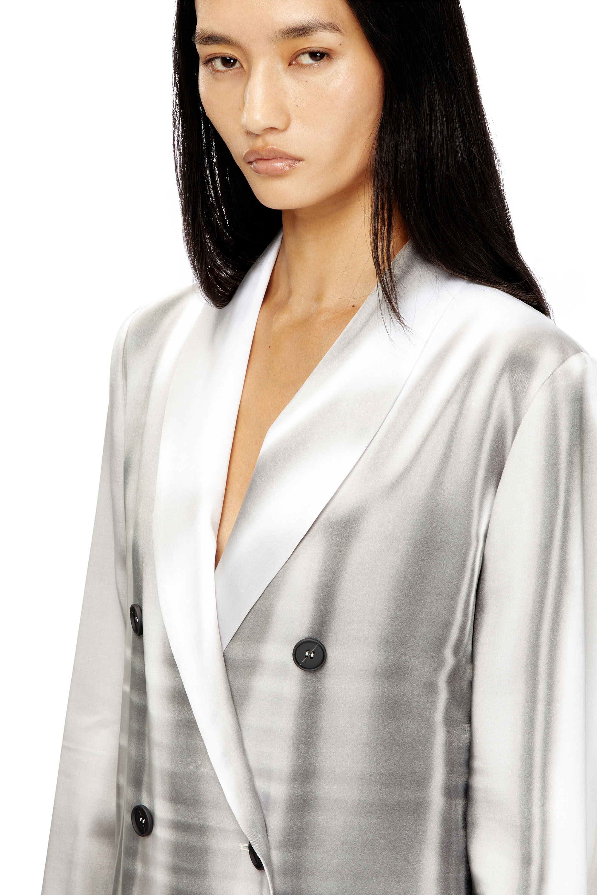 Diesel - G-AVINA, Female's ジャケット in グレー/ホワイト - 4