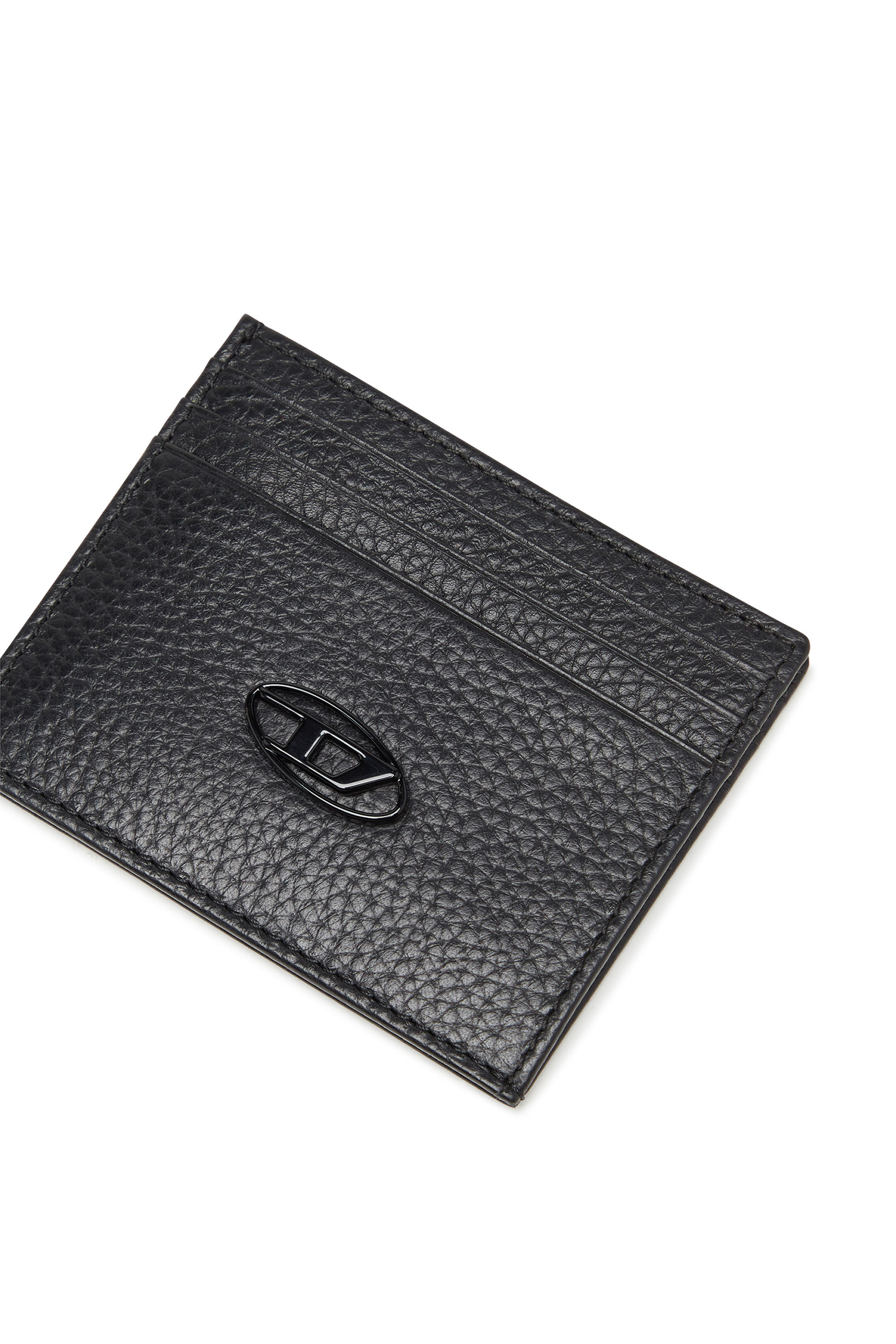 Diesel - CARD CASE, Male's カウレザーカードケース in ブラック - 4