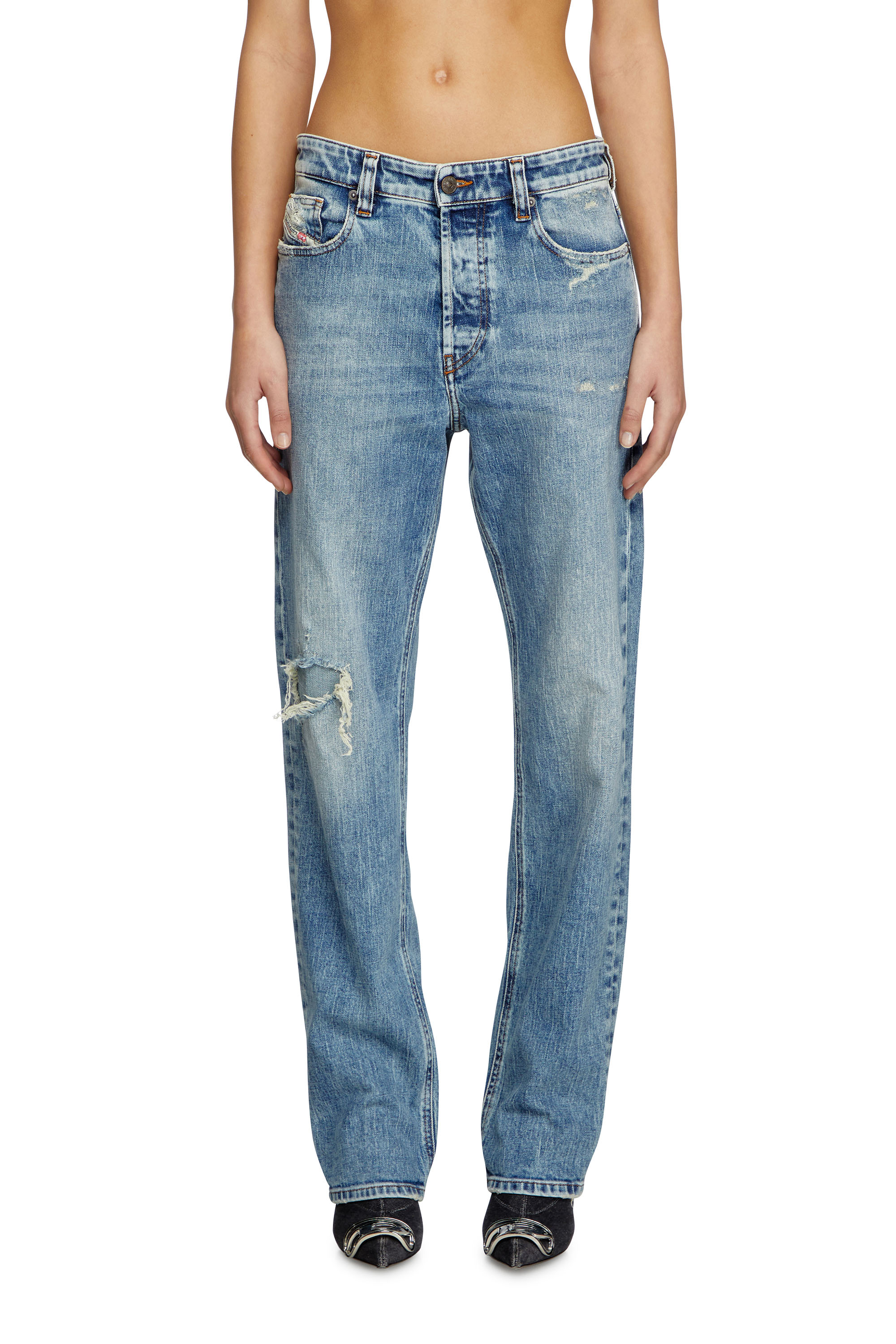 Diesel - Female's Regular Jeans 1988 D-Ark 09L34, ライトブルー - 3