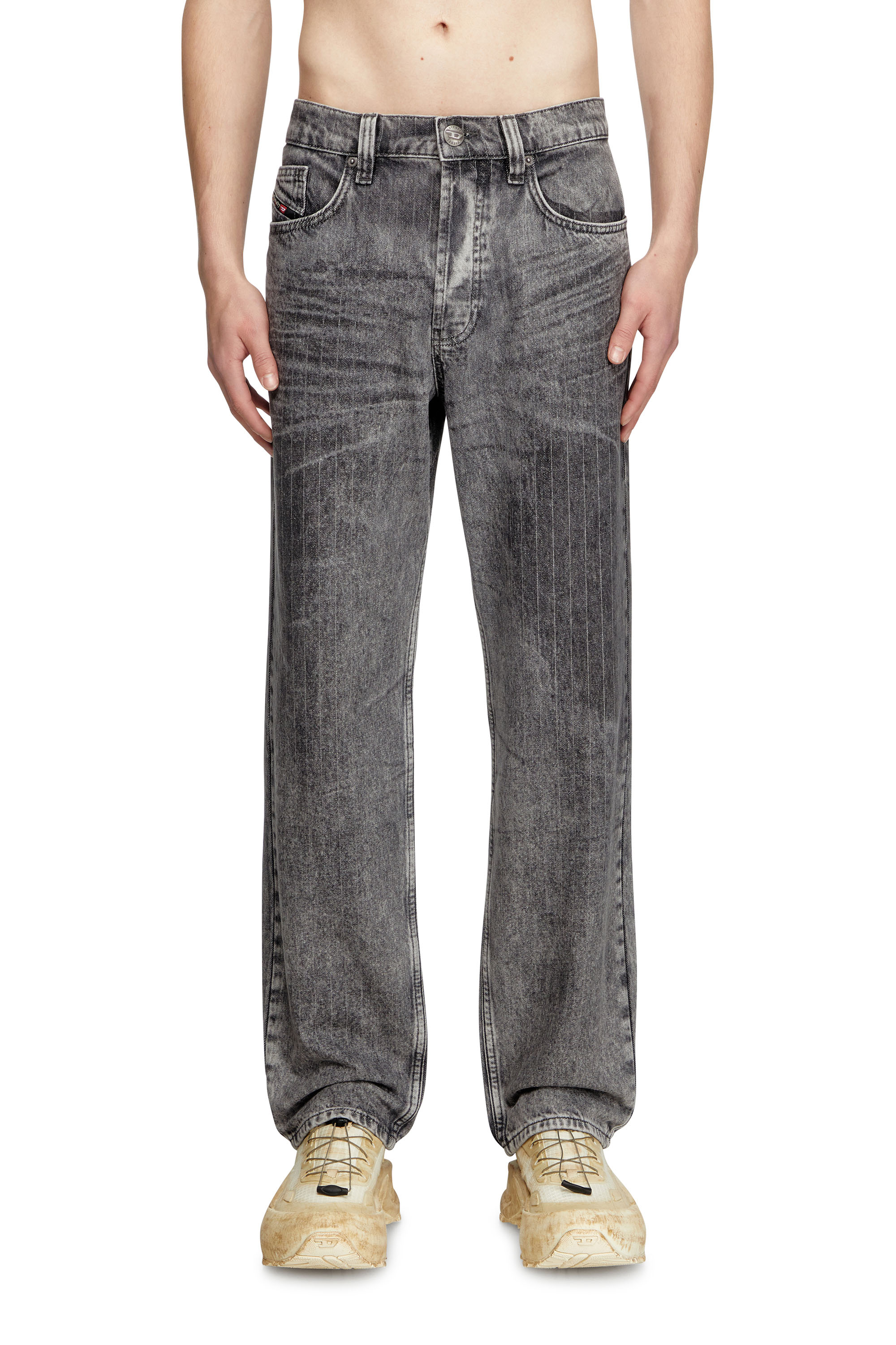 Regular Jeans 2024 D-Macs 0ABCU, ライトグレー Diesel - Male's Regular Jeans 2024 D-Macs 0ABCU, ライトグレー - 3