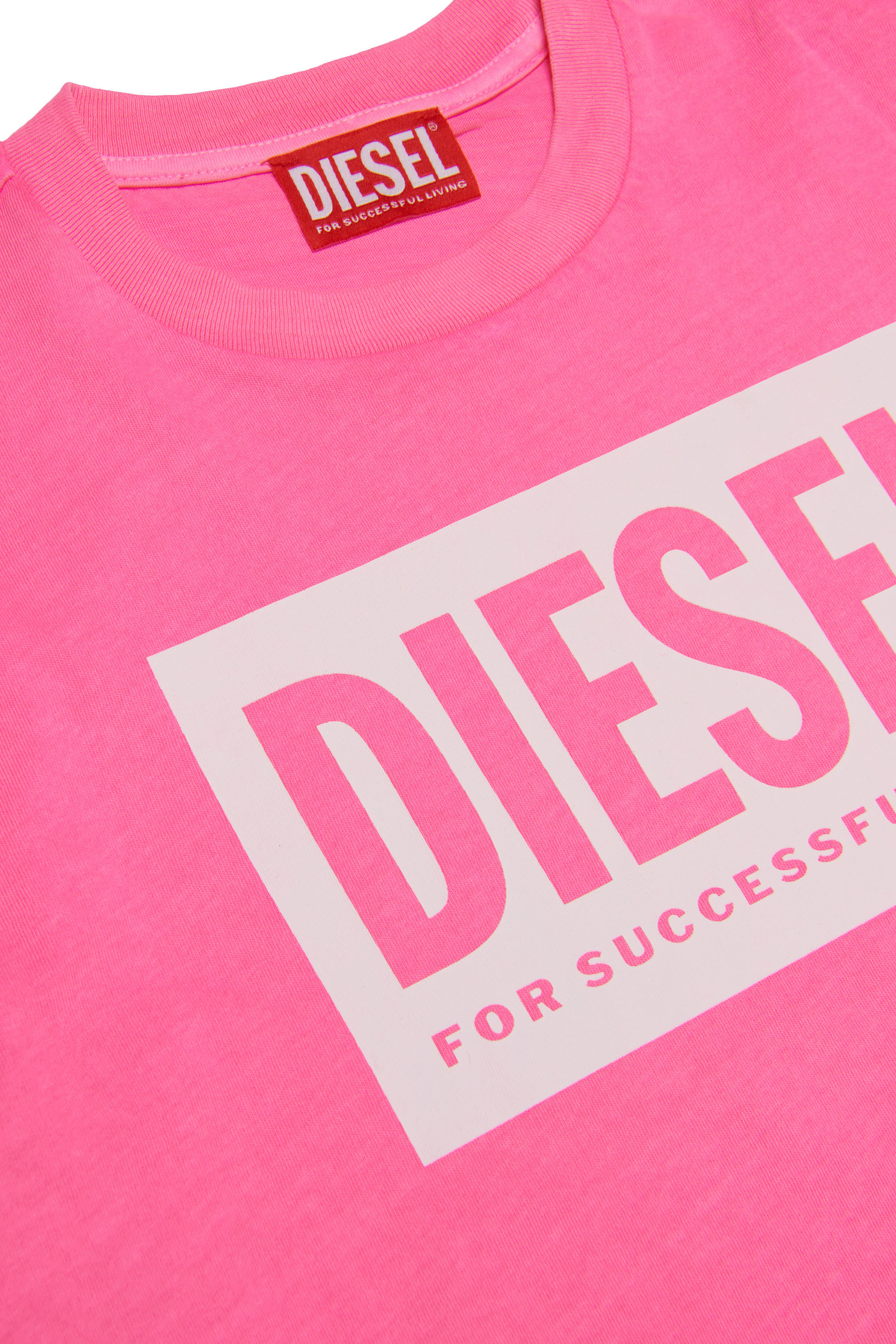 【新品・未使用】DIESEL KIDSロゴプリントTシャツピンク14Y(160)