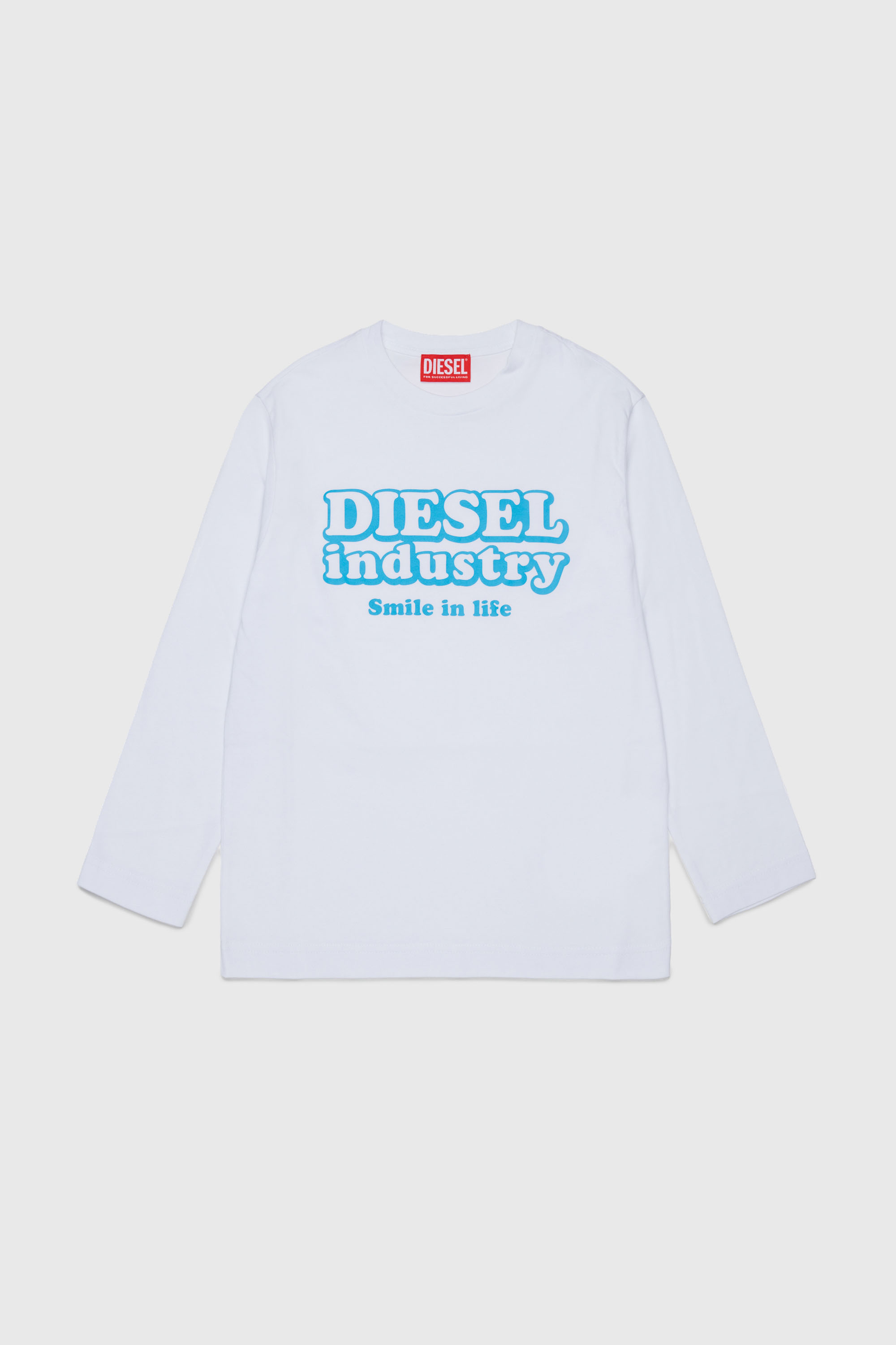 Diesel - TLODIMLS OVER, Male's Tシャツ in ホワイト - 1