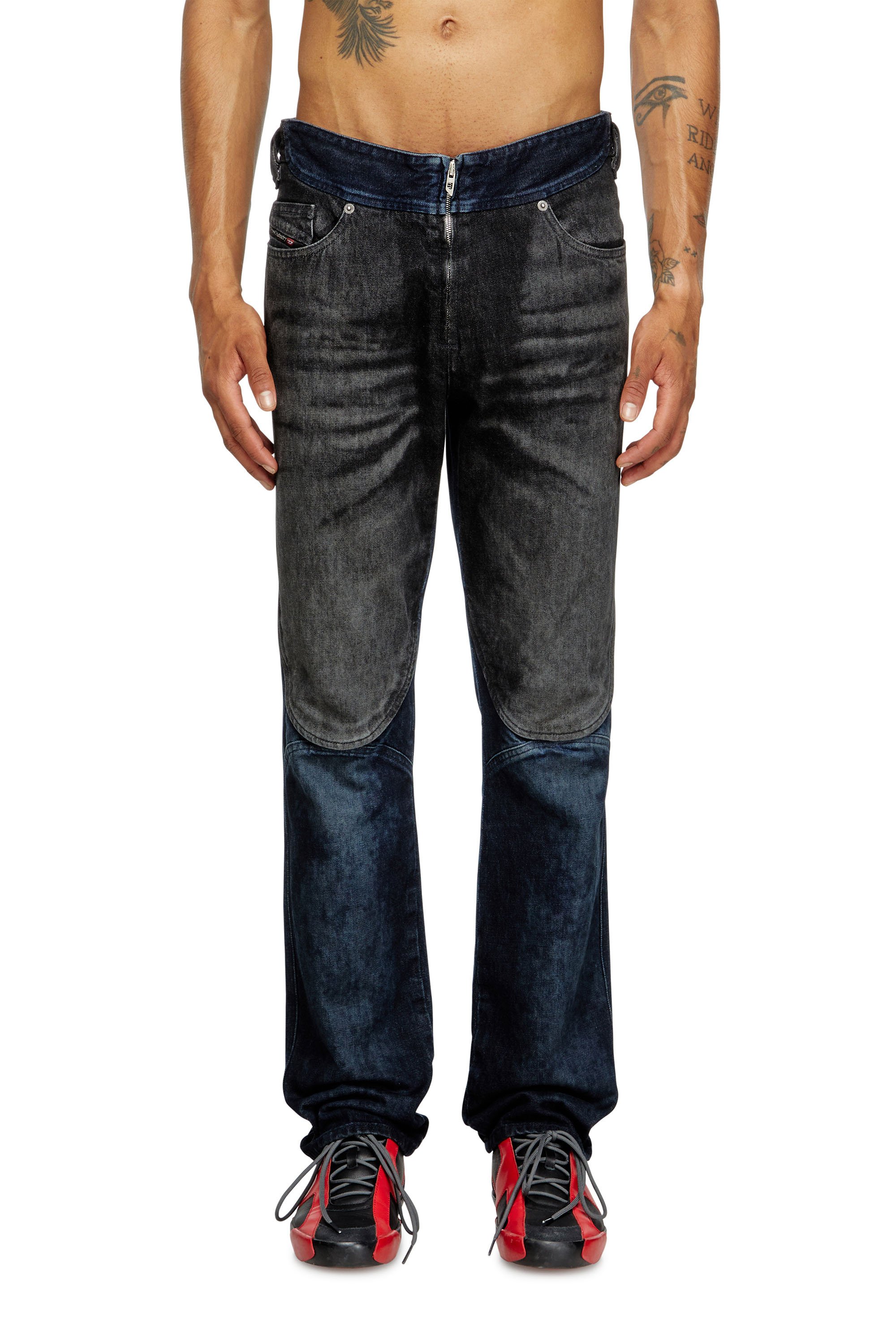 Diesel - Male's Regular Jeans D-Bucy 007BX, ダークブルー - 1