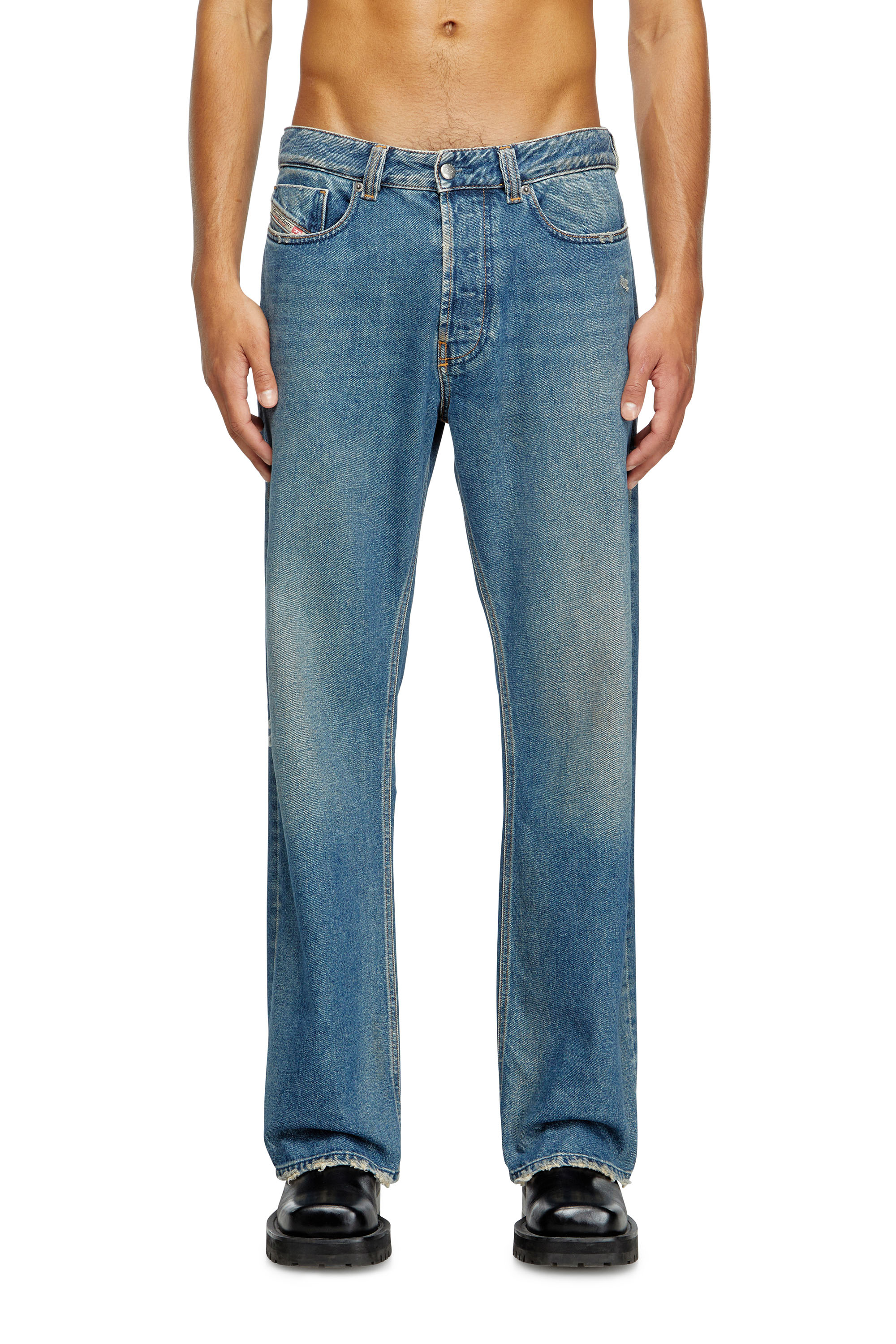 Relaxed Jeans 1980 D-Eeper 09J79, ミディアムブルー Diesel - Male's Relaxed Jeans 1980 D-Eeper 09J79, ミディアムブルー - 3