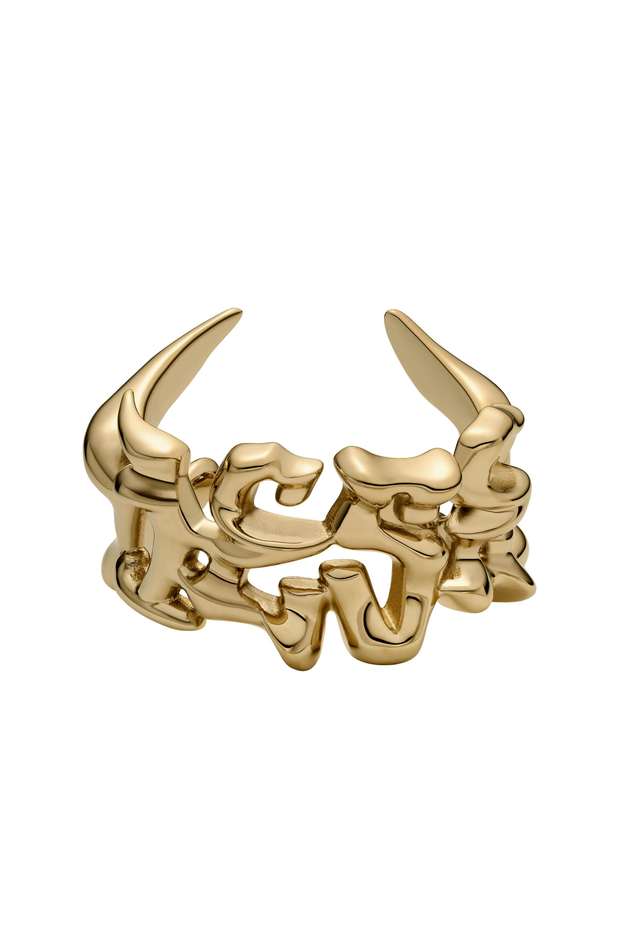 Diesel - DX1660710 JEWELLERY, Unisex's Stainless steel cuff bracelet in ゴールド - 1