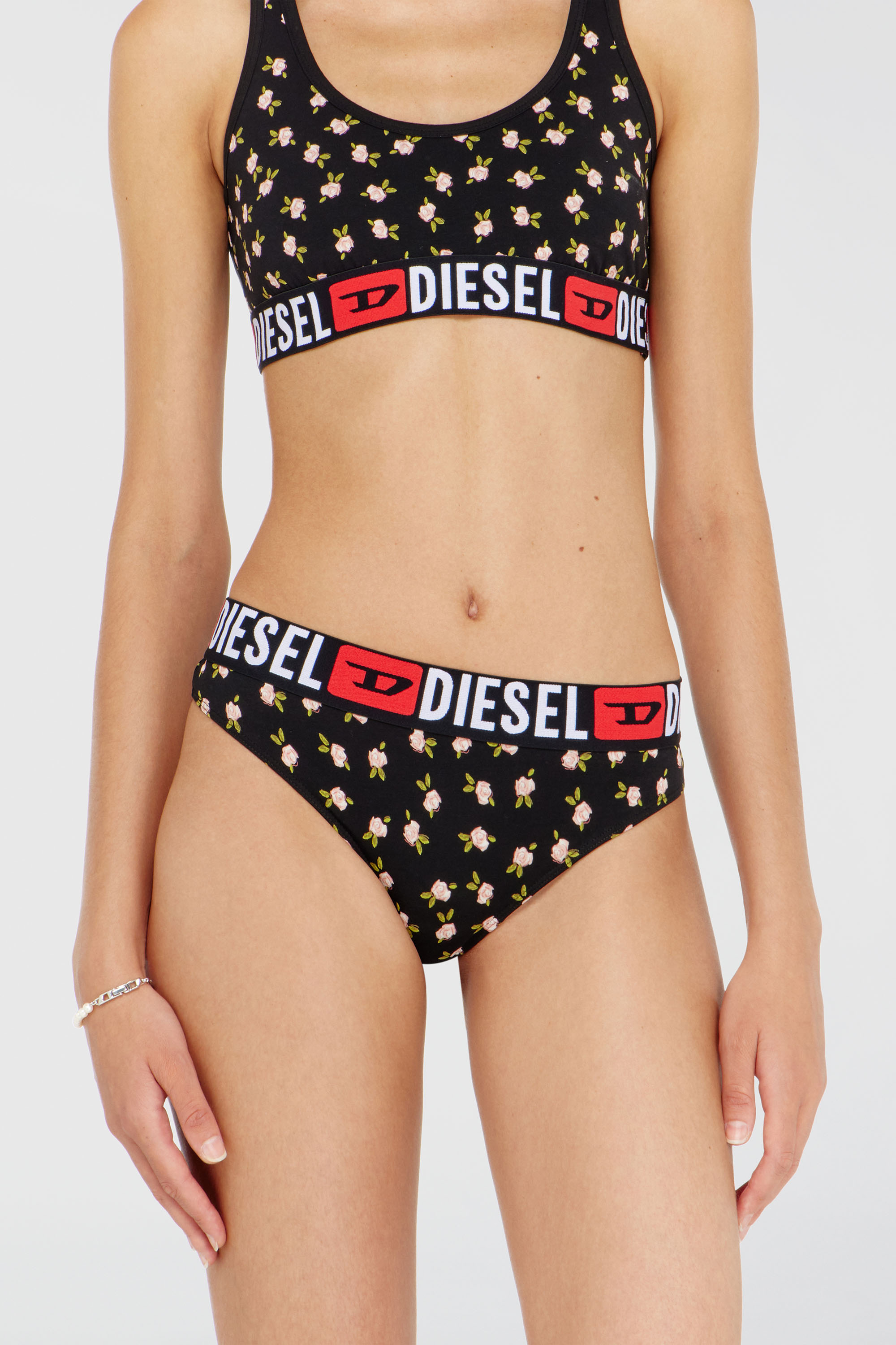 Diesel - UFST-STARS-THREEPACK, Female's ソングショーツ 3枚パック in ブラック - 3