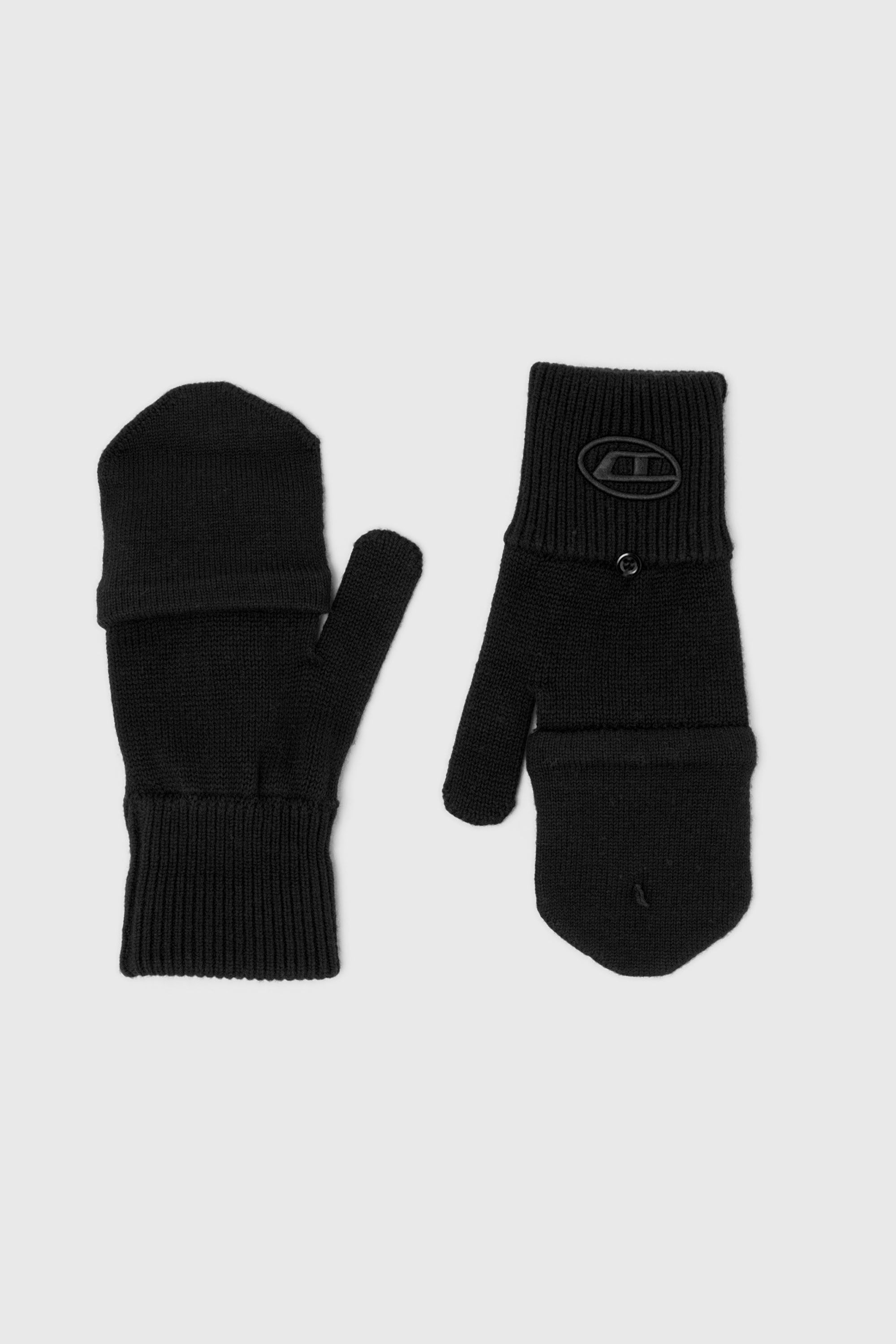 Diesel - K-CODY-B, Unisex's ニットグローブ in ブラック - 1