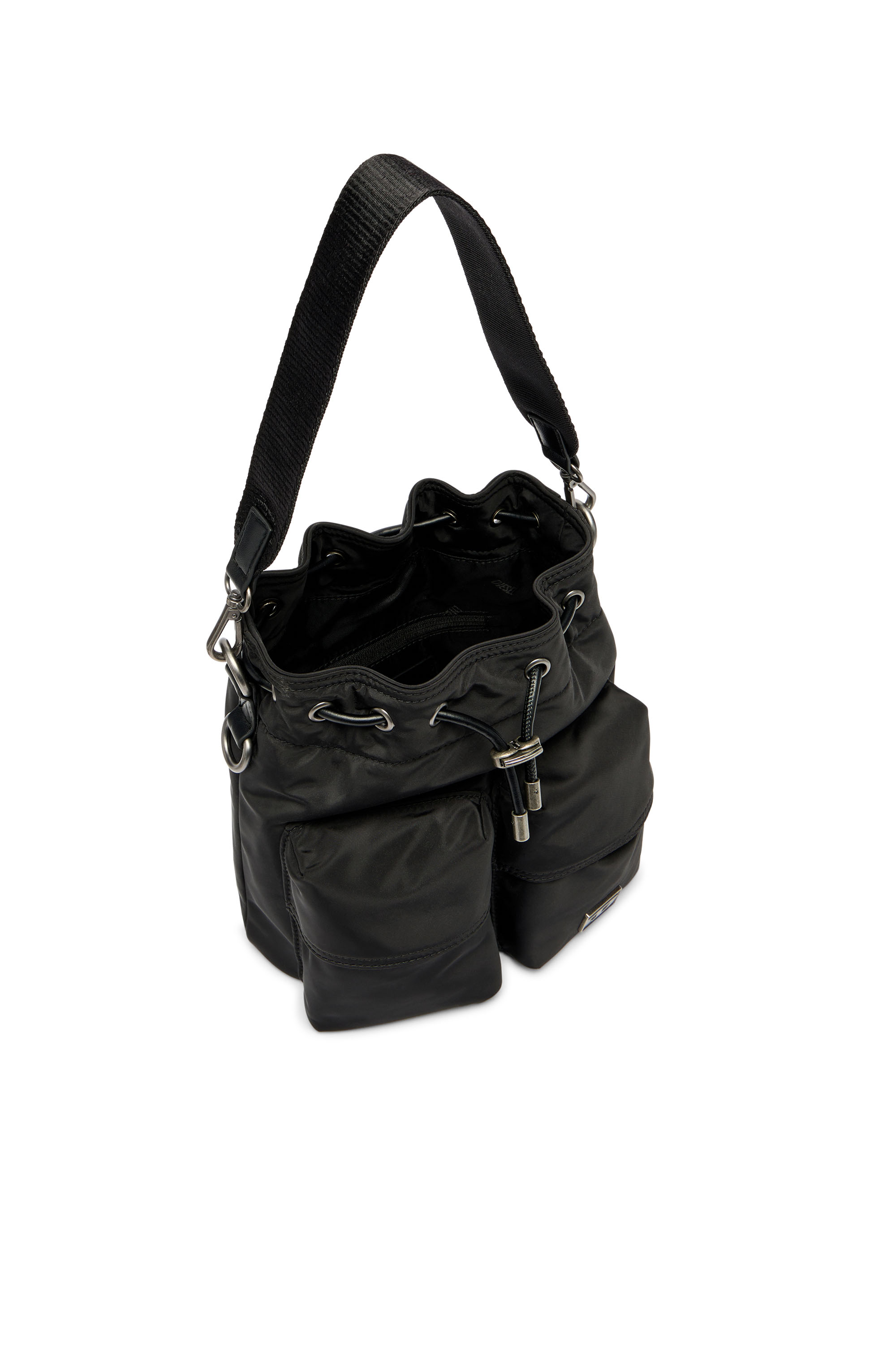 Diesel - MULTI-PKTS BUCKET X, Unisex's バケットバッグ in ブラック - 4