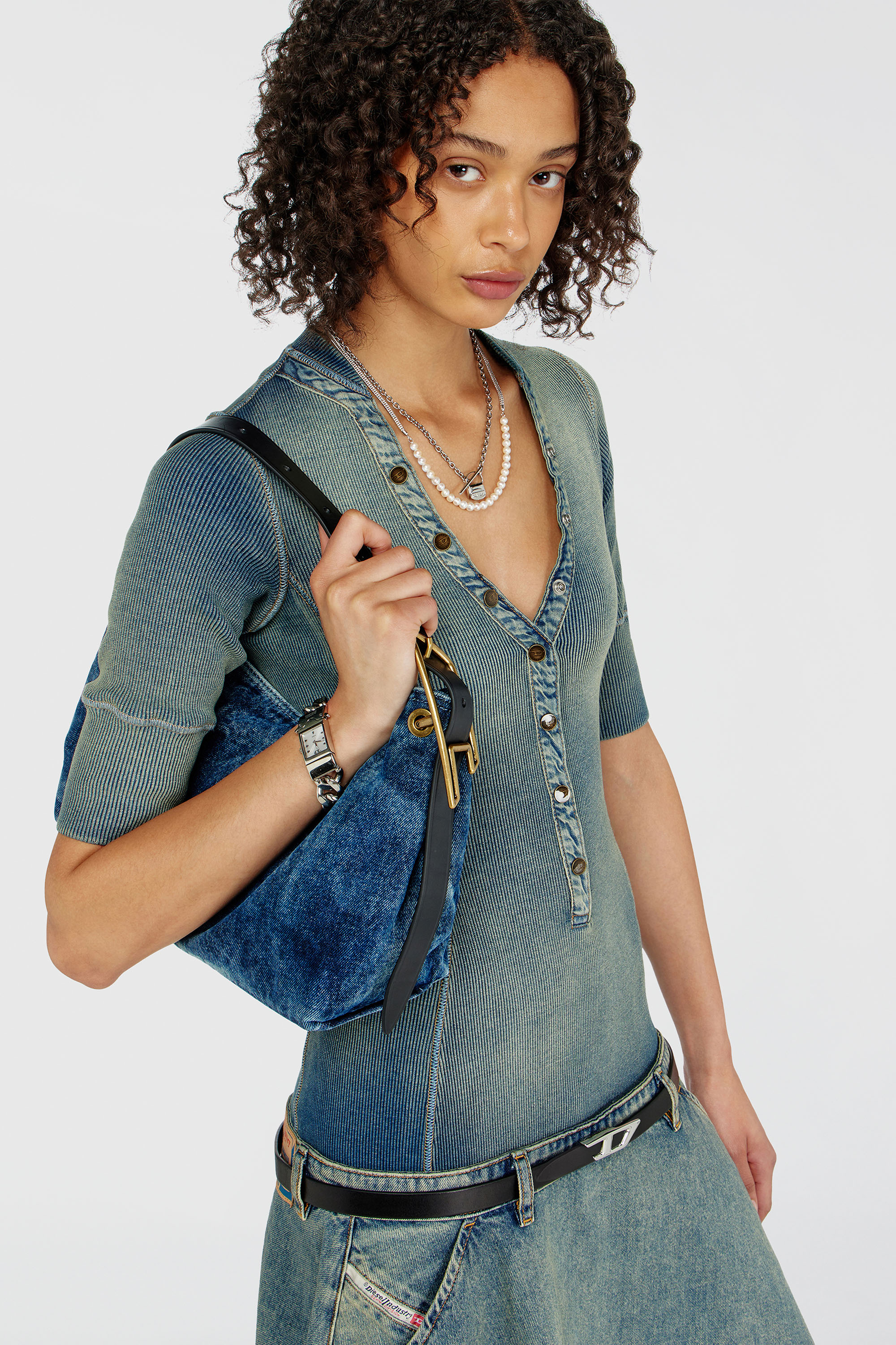 Diesel - DE-ANIM-S, Female's ドレス in ミディアムブルー - 5