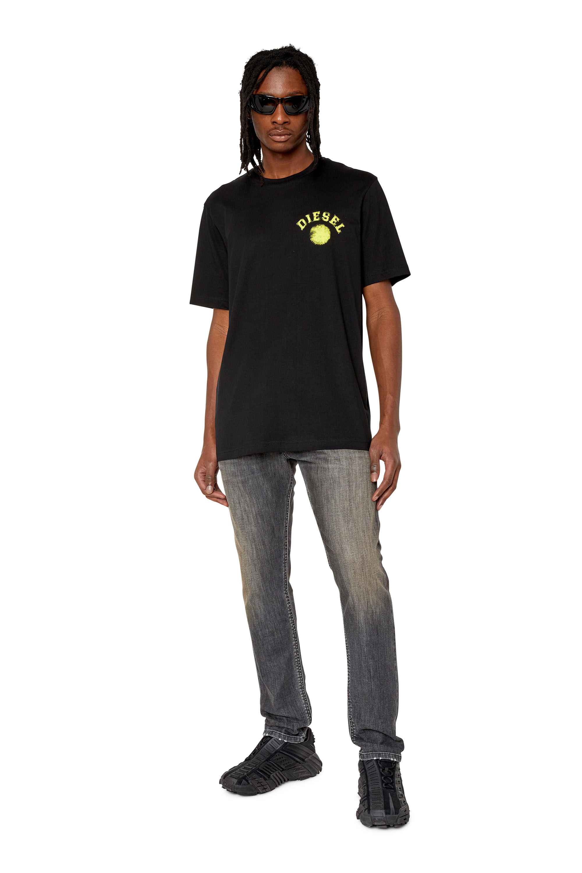 Diesel - Tapered 2030 D-Krooley Joggjeans® 09F01, ブラック/ダークグレー - Image 5