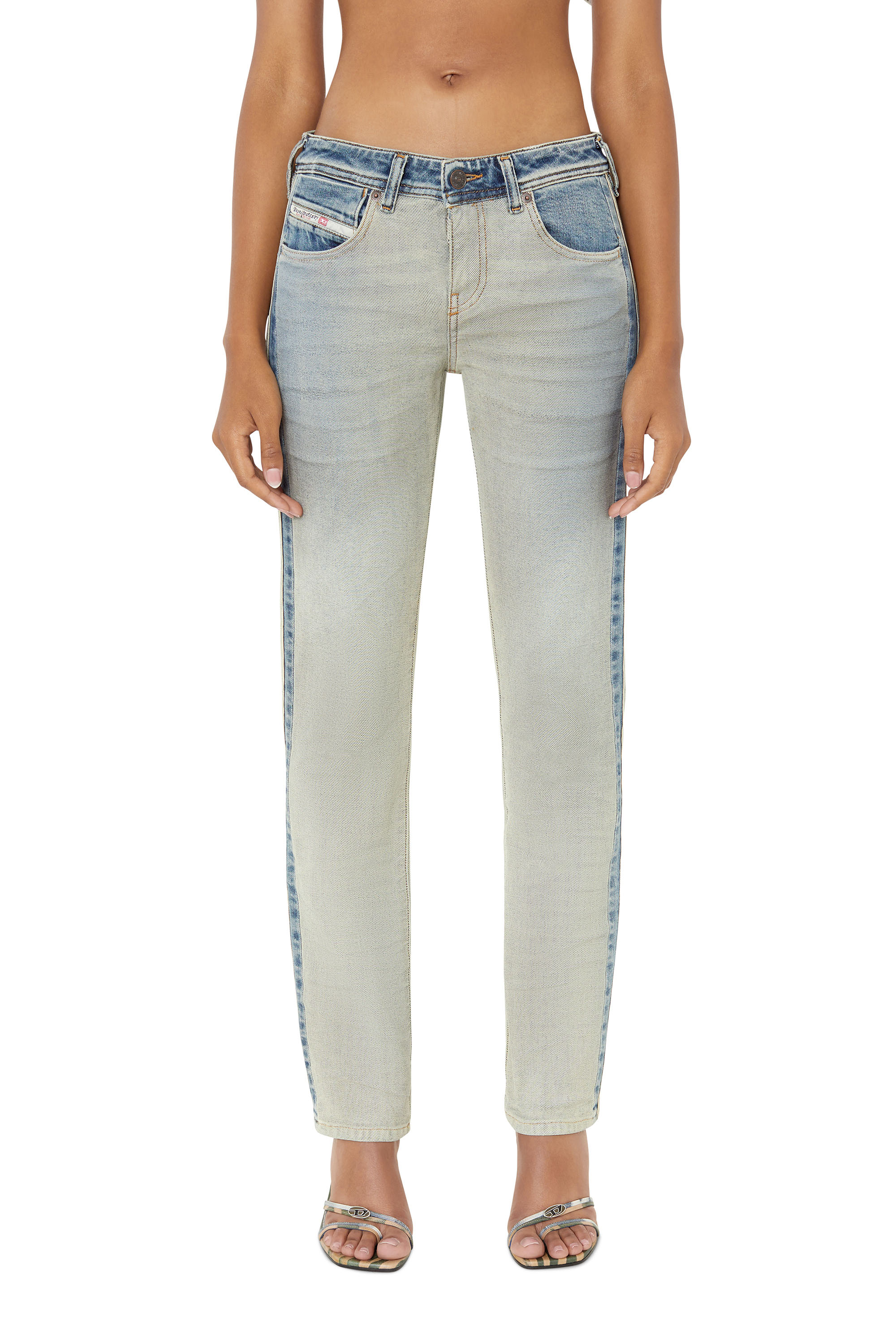 Diesel - Straight Jeans 2002 09E20, ミディアムブルー - Image 1