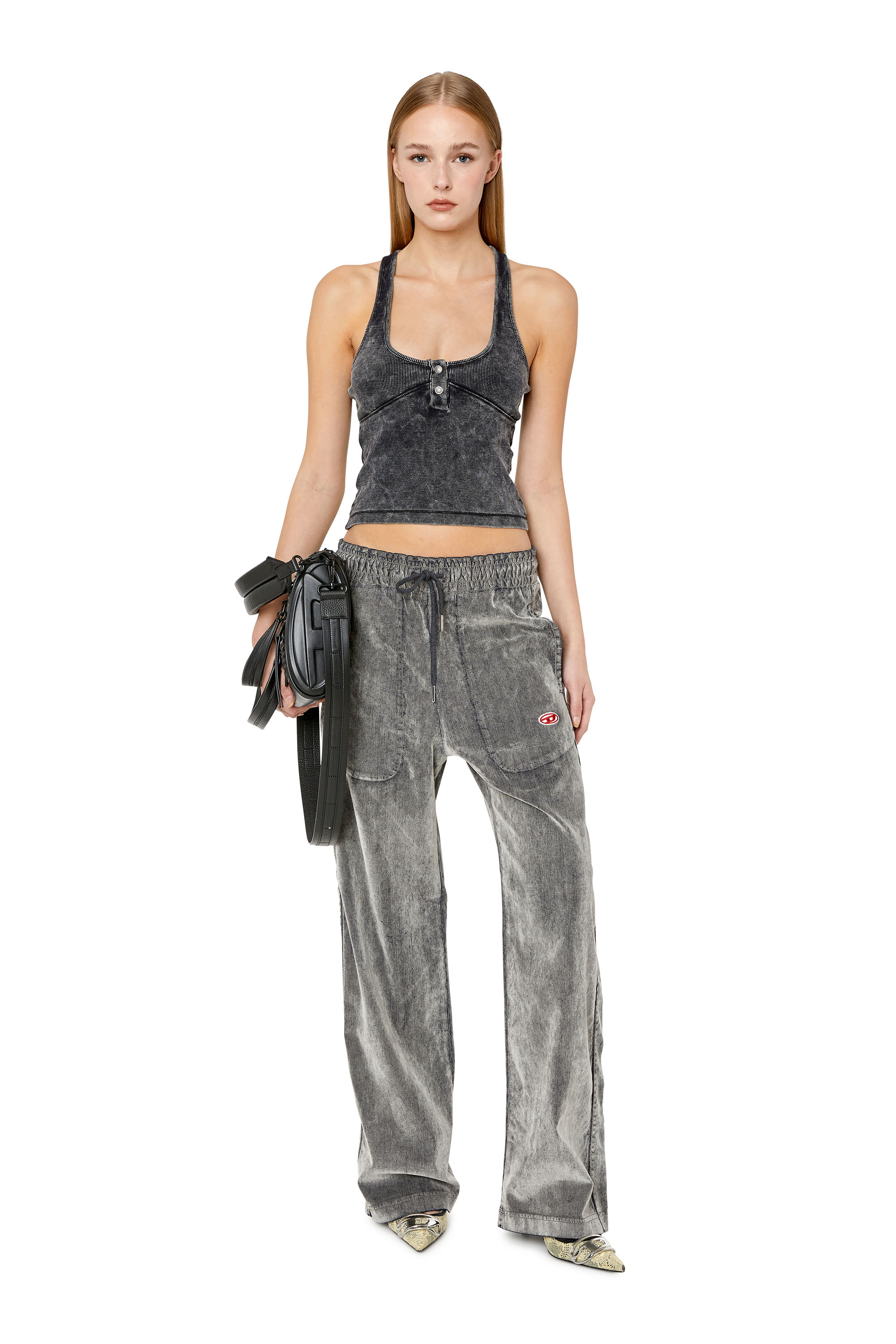 Diesel - Straight D-Martians Track Denim 068CF, ライトグレー - Image 6