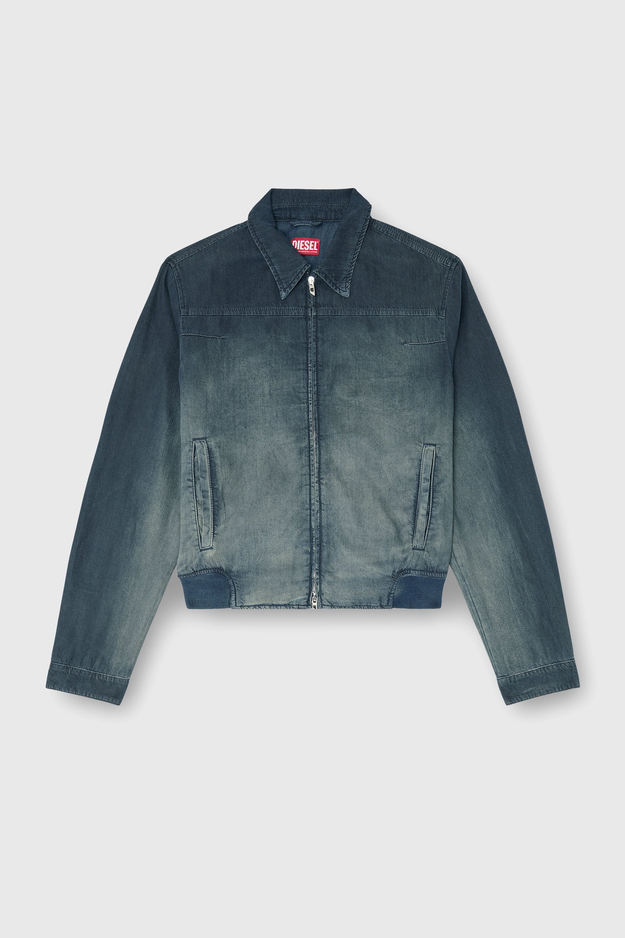 Diesel - D-NOREKO-S, Male's デニムジャケット in ダークブルー - 2