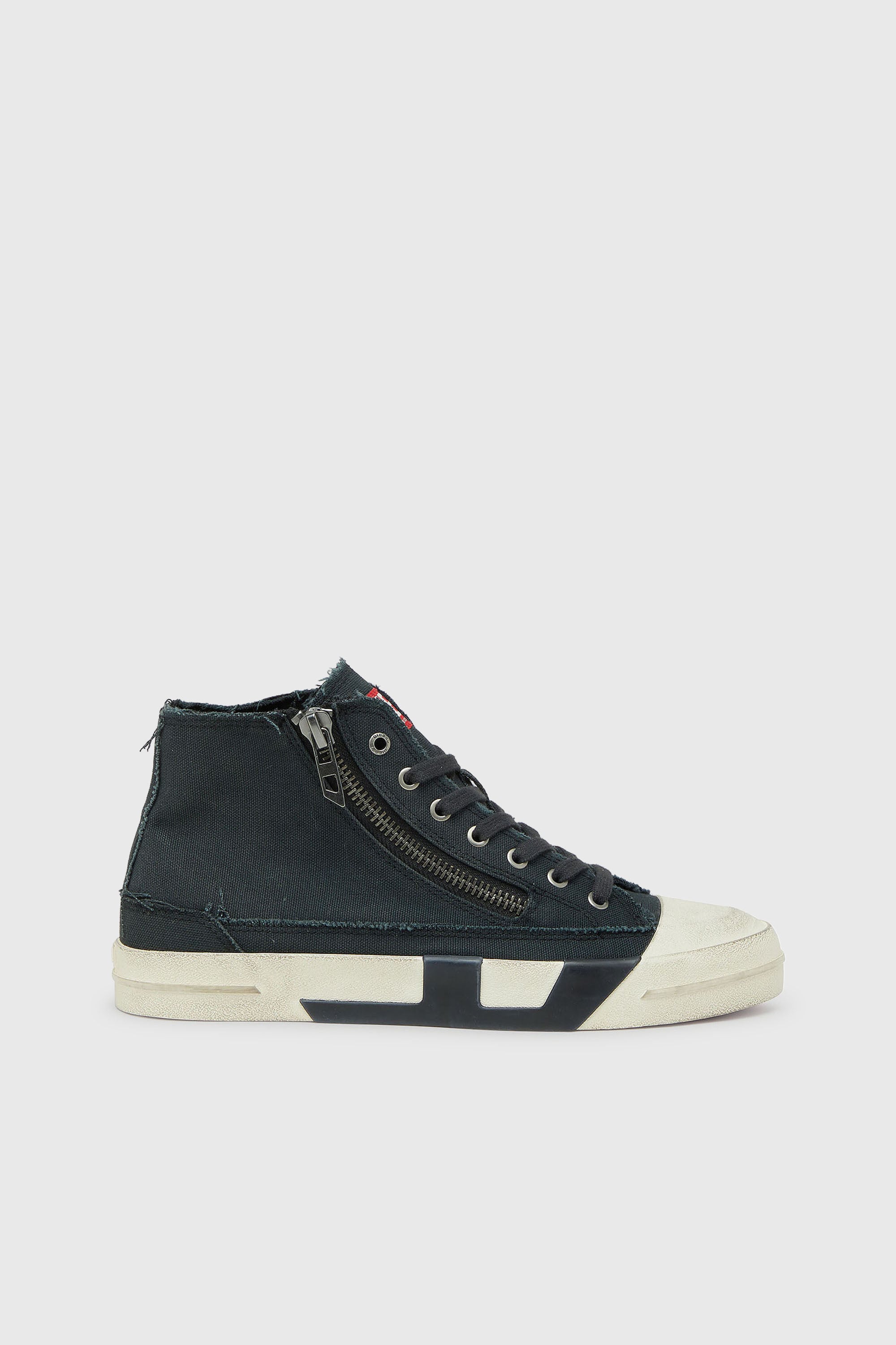 Diesel - S-D-VERSE ZIP MID II, Male's ミッドカットスニーカー in ブラック - 1