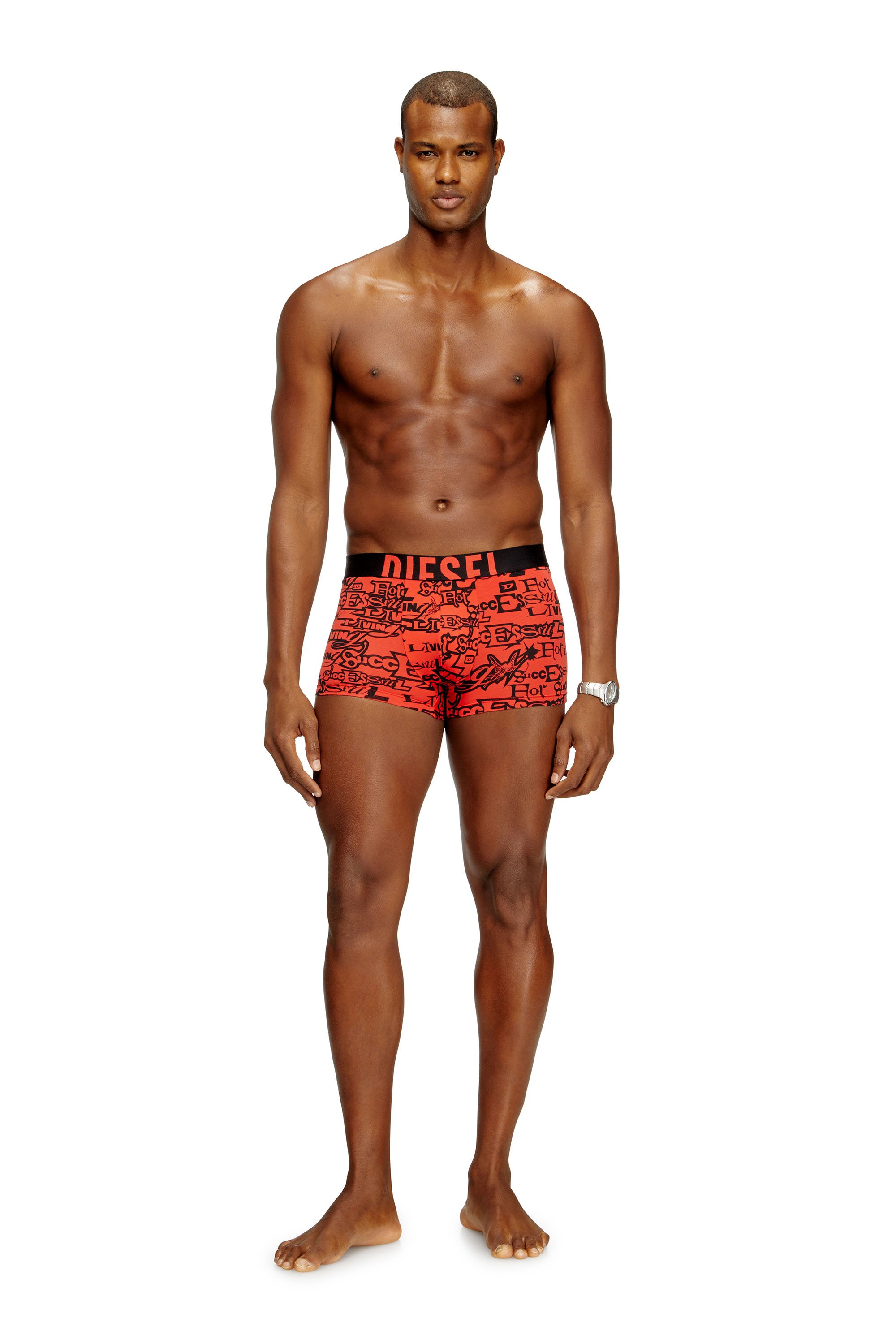 Diesel - DAMIEN-D-POP-40, Male's ボクサーパンツ in レッド - 1