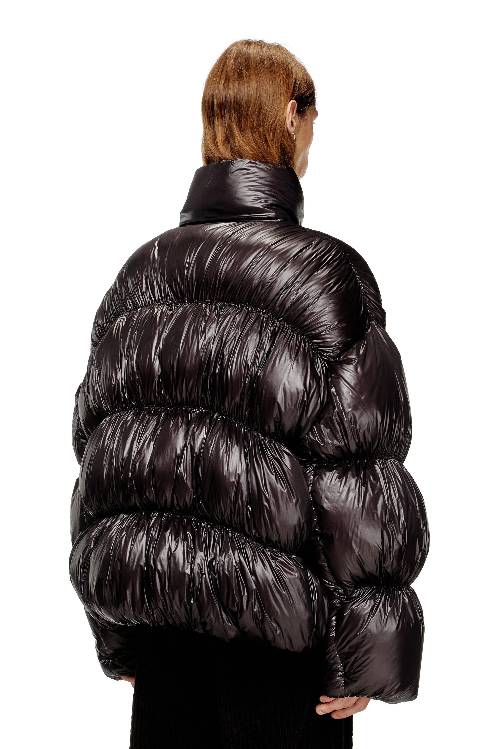 Diesel - W-CHOCO, Male's ダウンジャケット in ブラック - 5