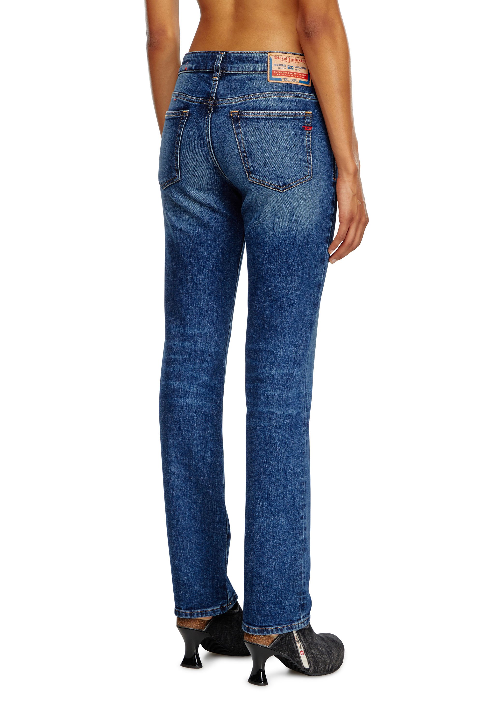 Diesel - Female's Regular Jeans 1989 D-Mine 09I28, ダークブルー - 4
