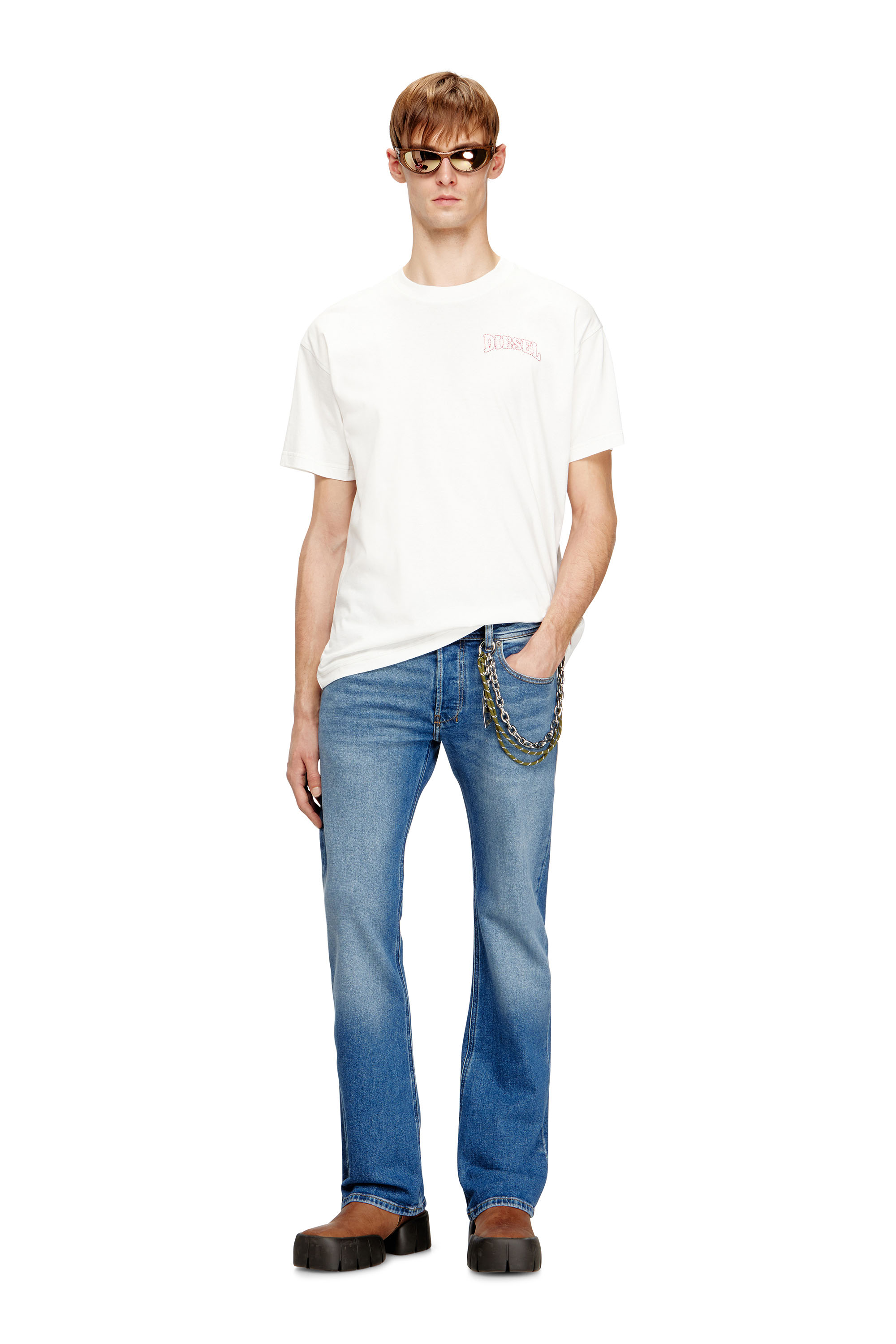 Diesel - T-NORM-V16, Male's Tシャツ in ホワイト - 1