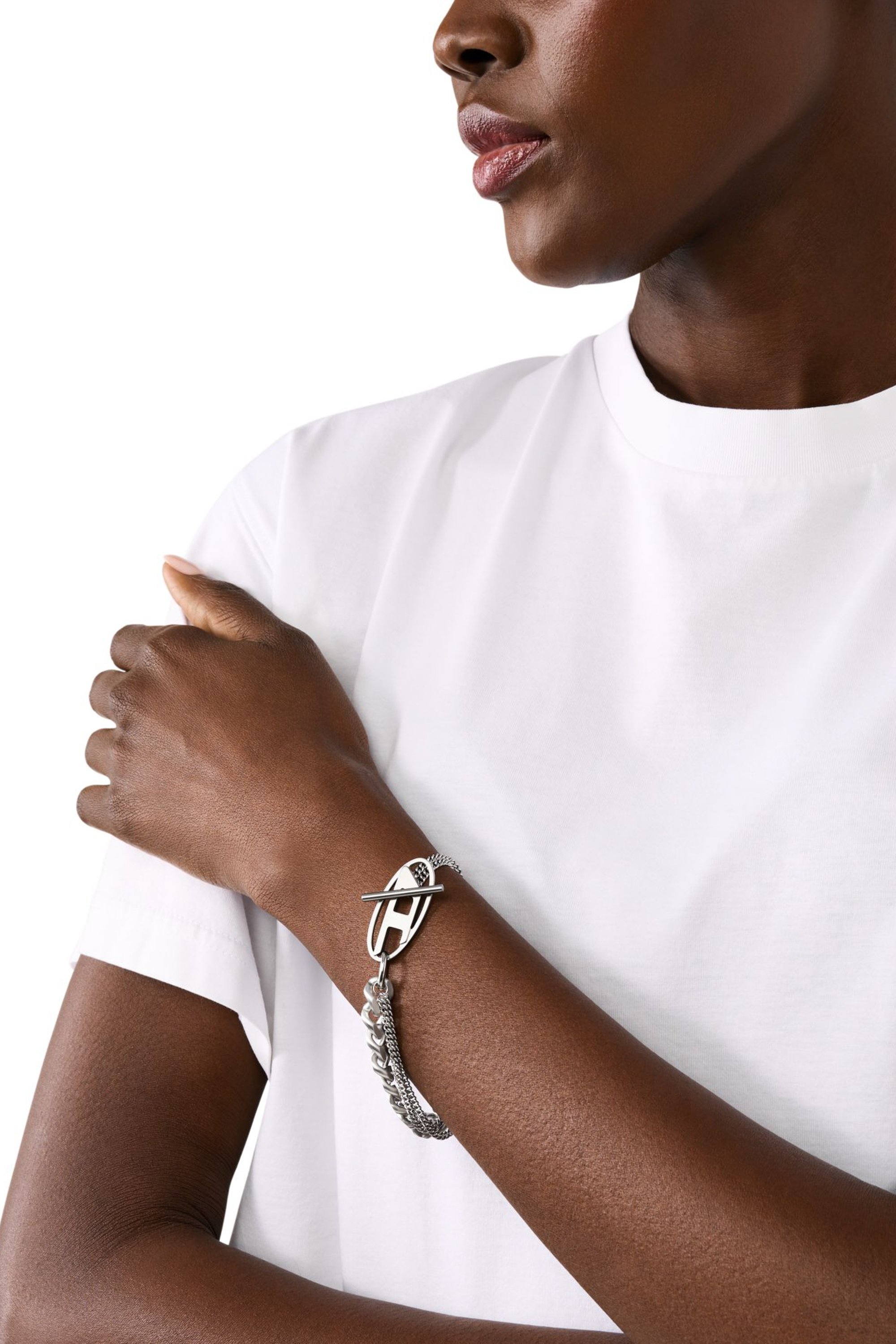 Diesel - DX1550040 JEWEL, Unisex's ブレスレット in シルバー - 4