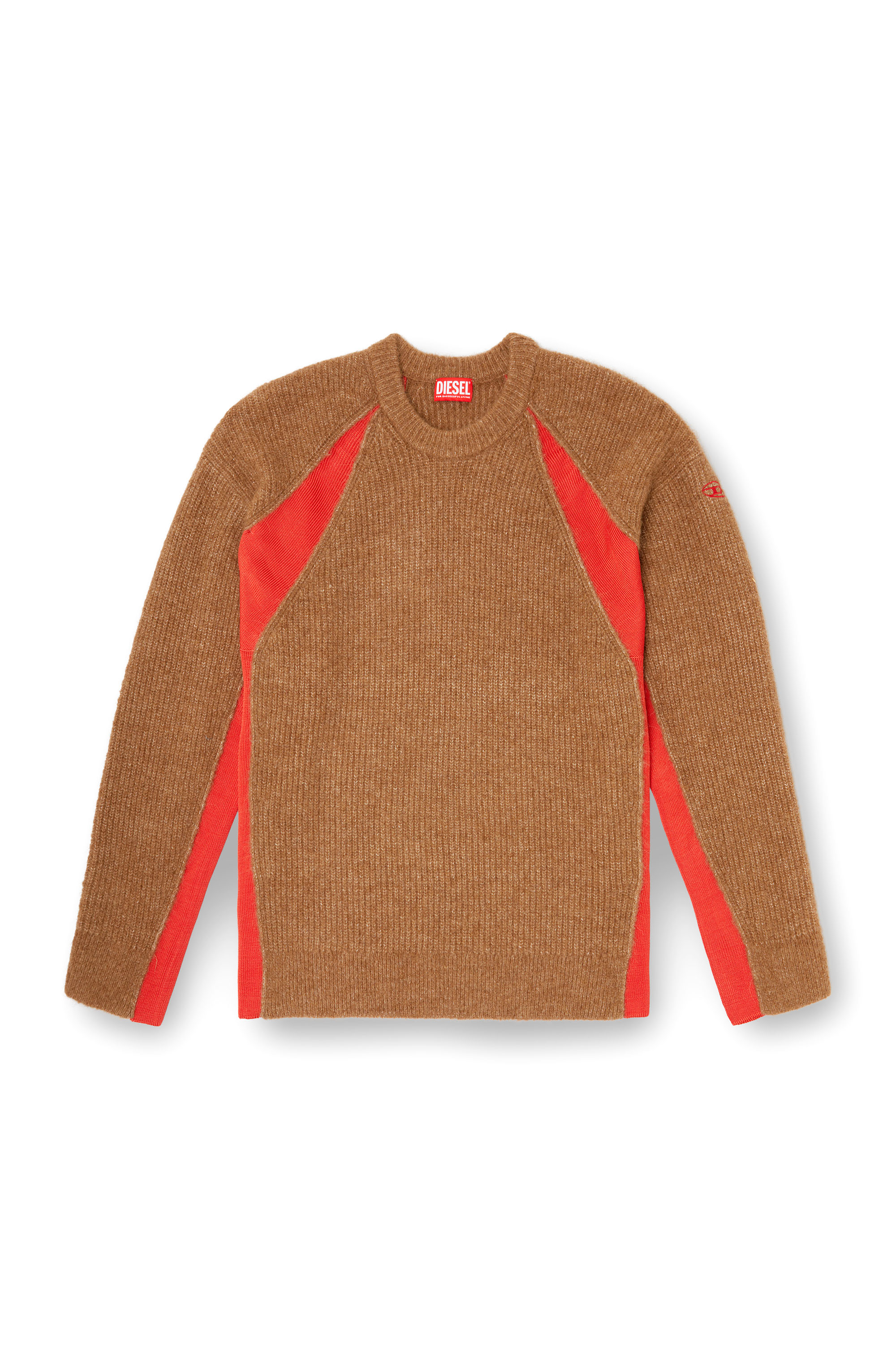Diesel - K-LOLLO, Male's プルオーバーニット in ブラウン - 2