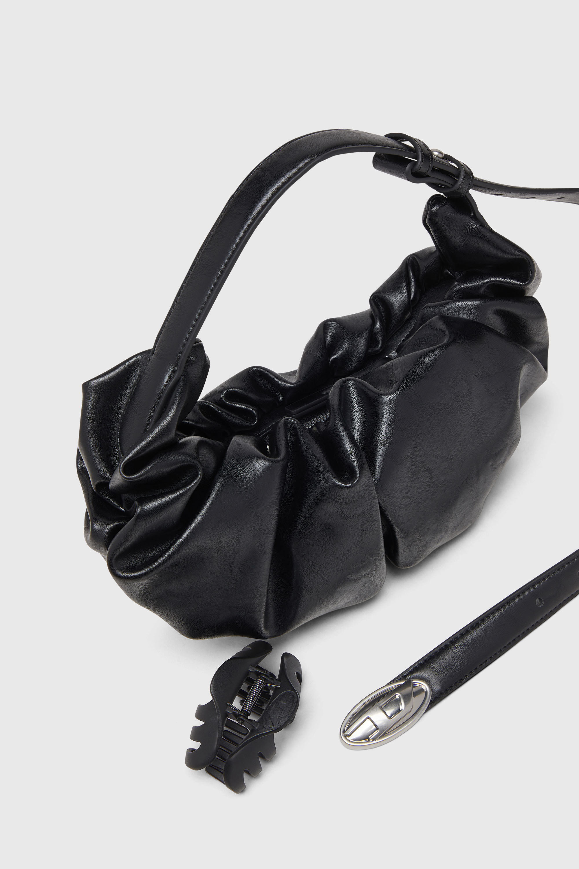 Diesel - GRAB-D HOBO S, Female's ホーボーバッグ S in ブラック - 6