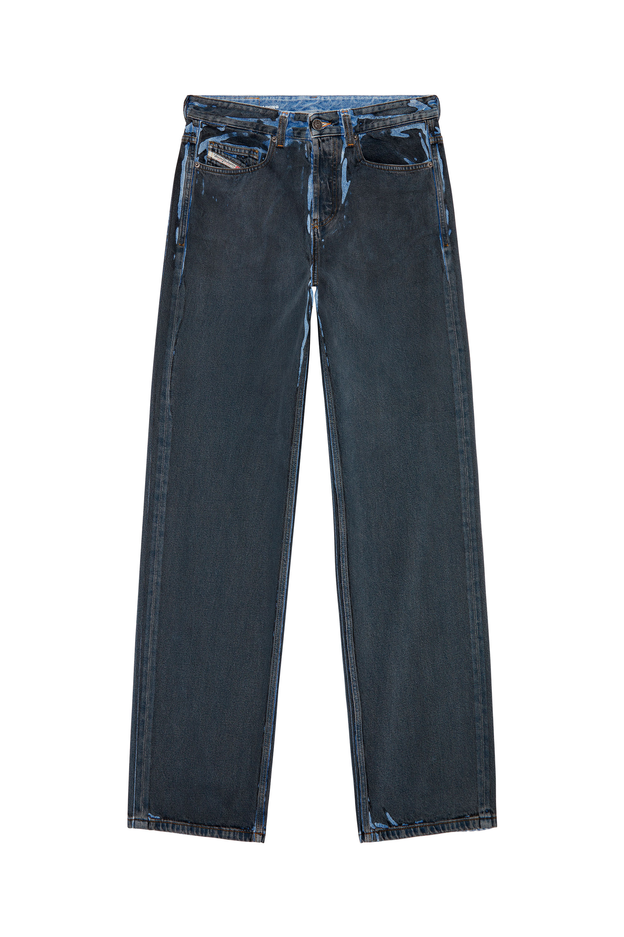 Diesel - Straight Jeans 2001 D-Macro 09I47, ブラック/ダークグレー - Image 6