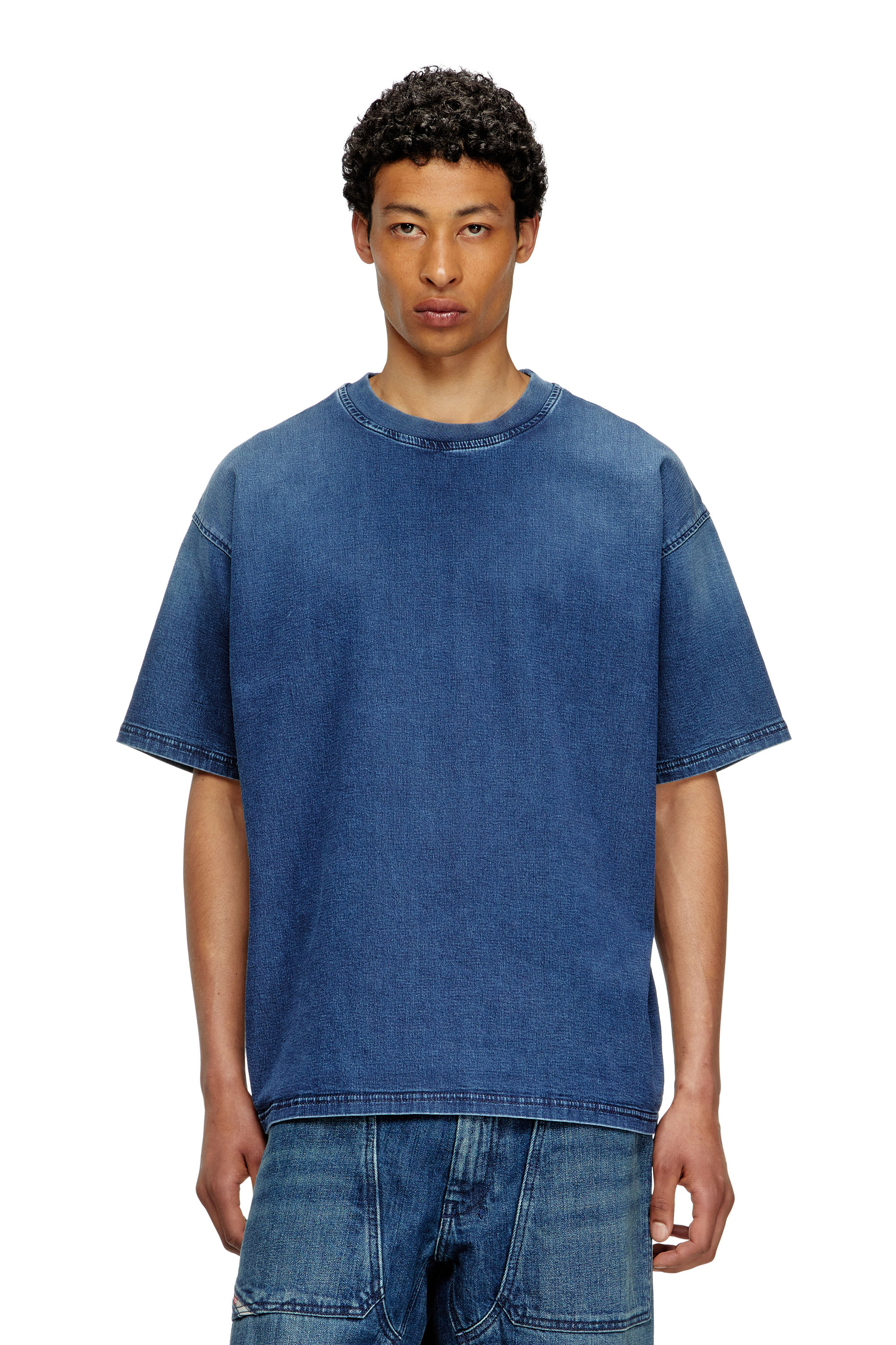 Diesel - D-BOX JOGG, Male's T-shirt in JoggJeans in ブルー - 1