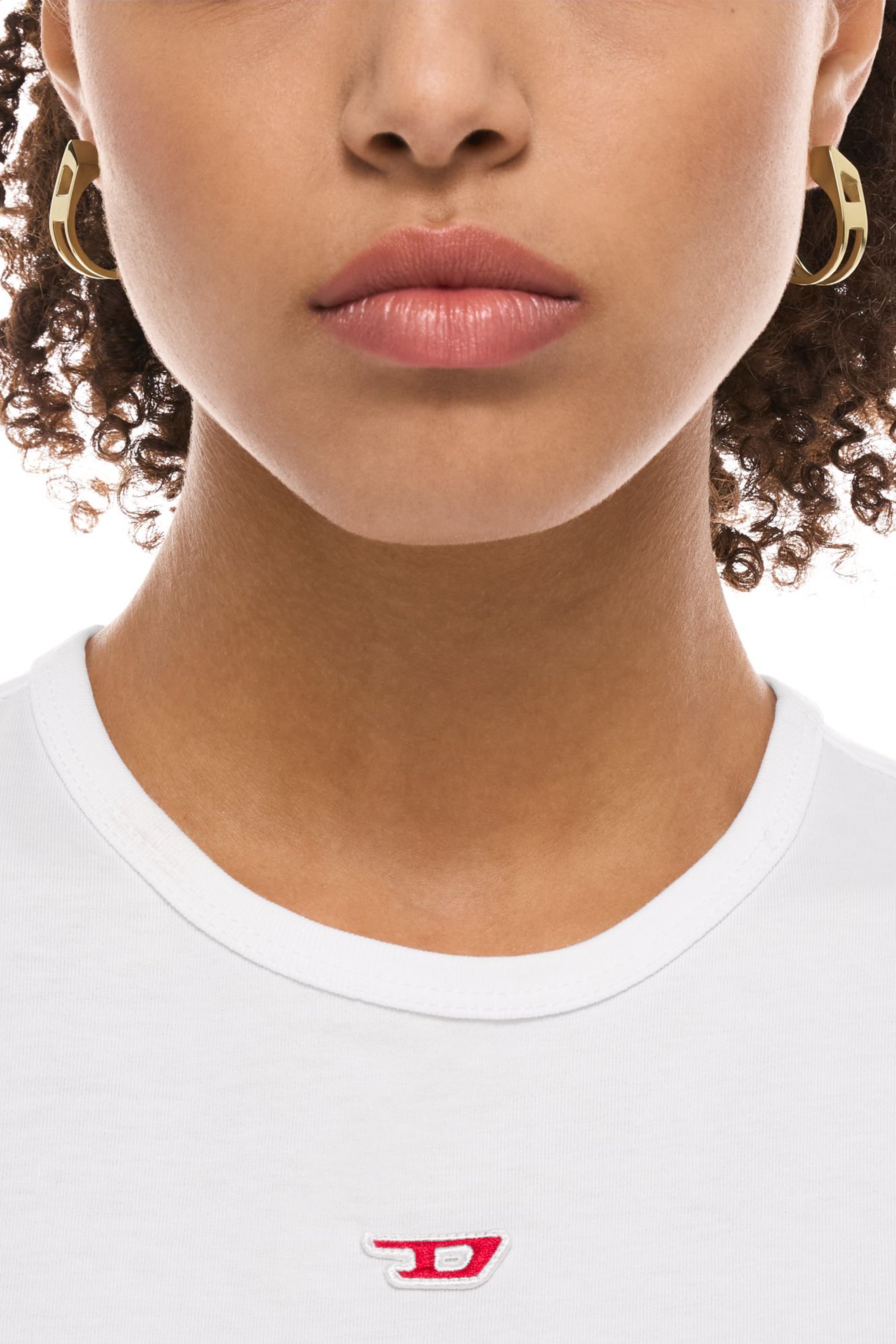 Diesel - DX1671710 JEWELLERY, Unisex's Gold-Tone Stainless Steel Hoop Earrings in ゴールド - 4