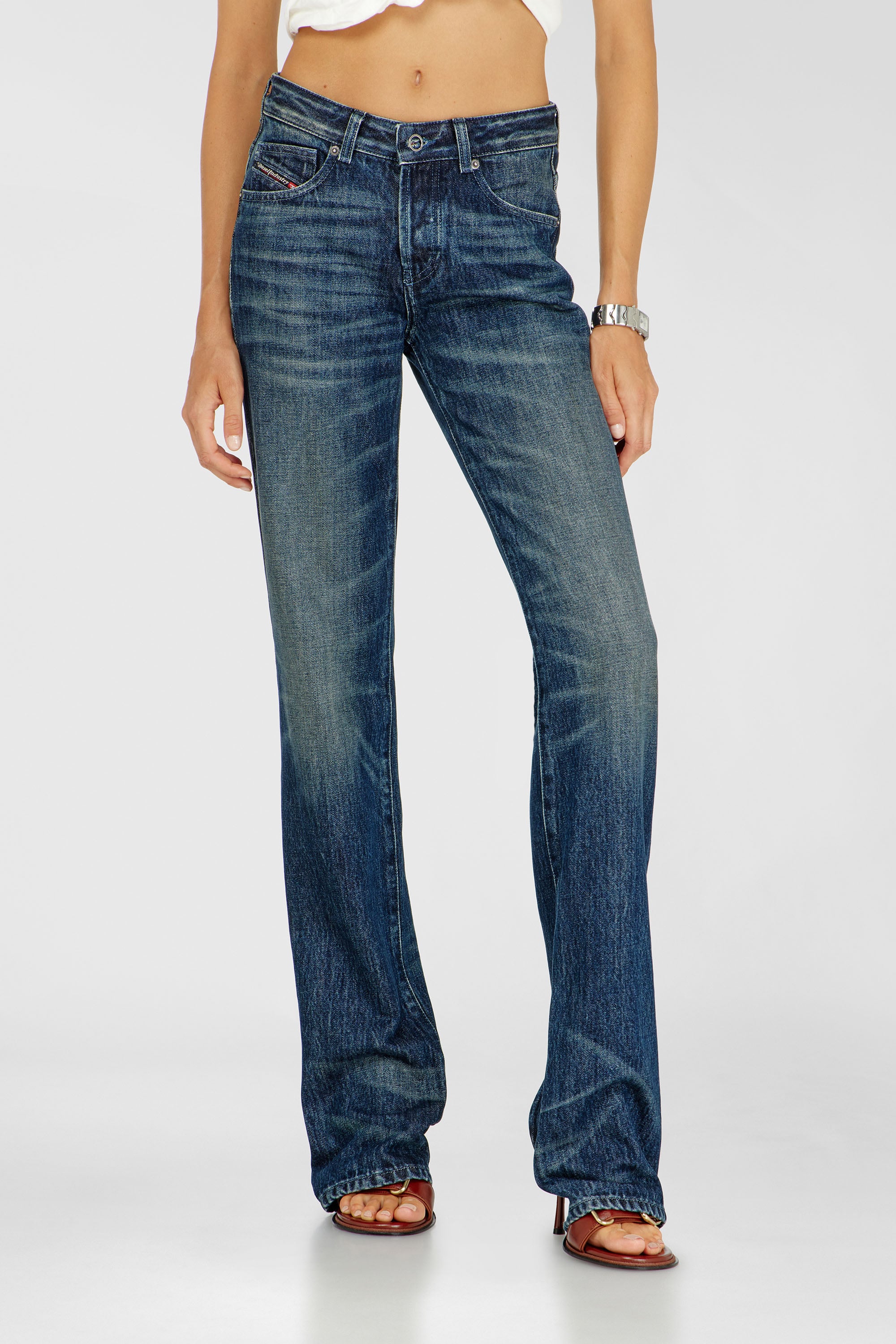 Diesel - Female's Regular Jeans D-Heel 007FZ, ダークブルー - 1