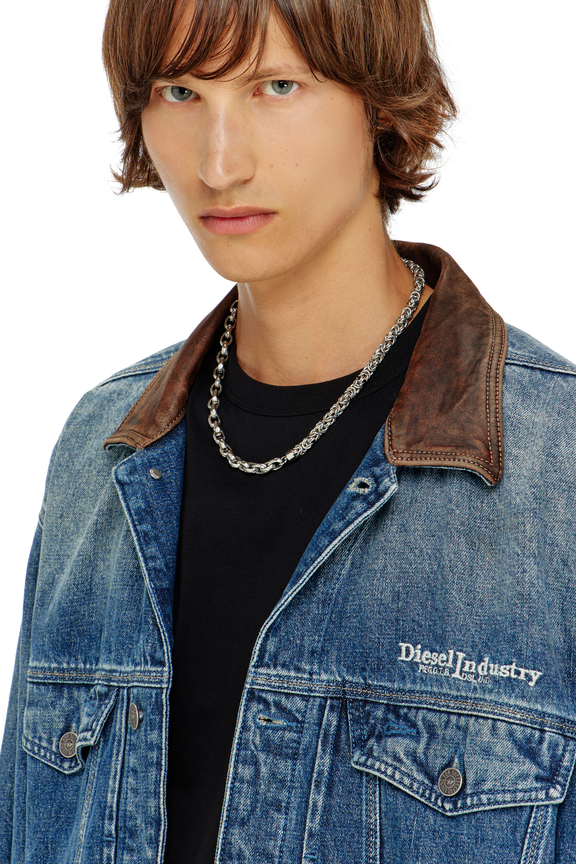 Diesel - D-DENVER-S1, Unisex's デニムジャケット in ブルー - 4