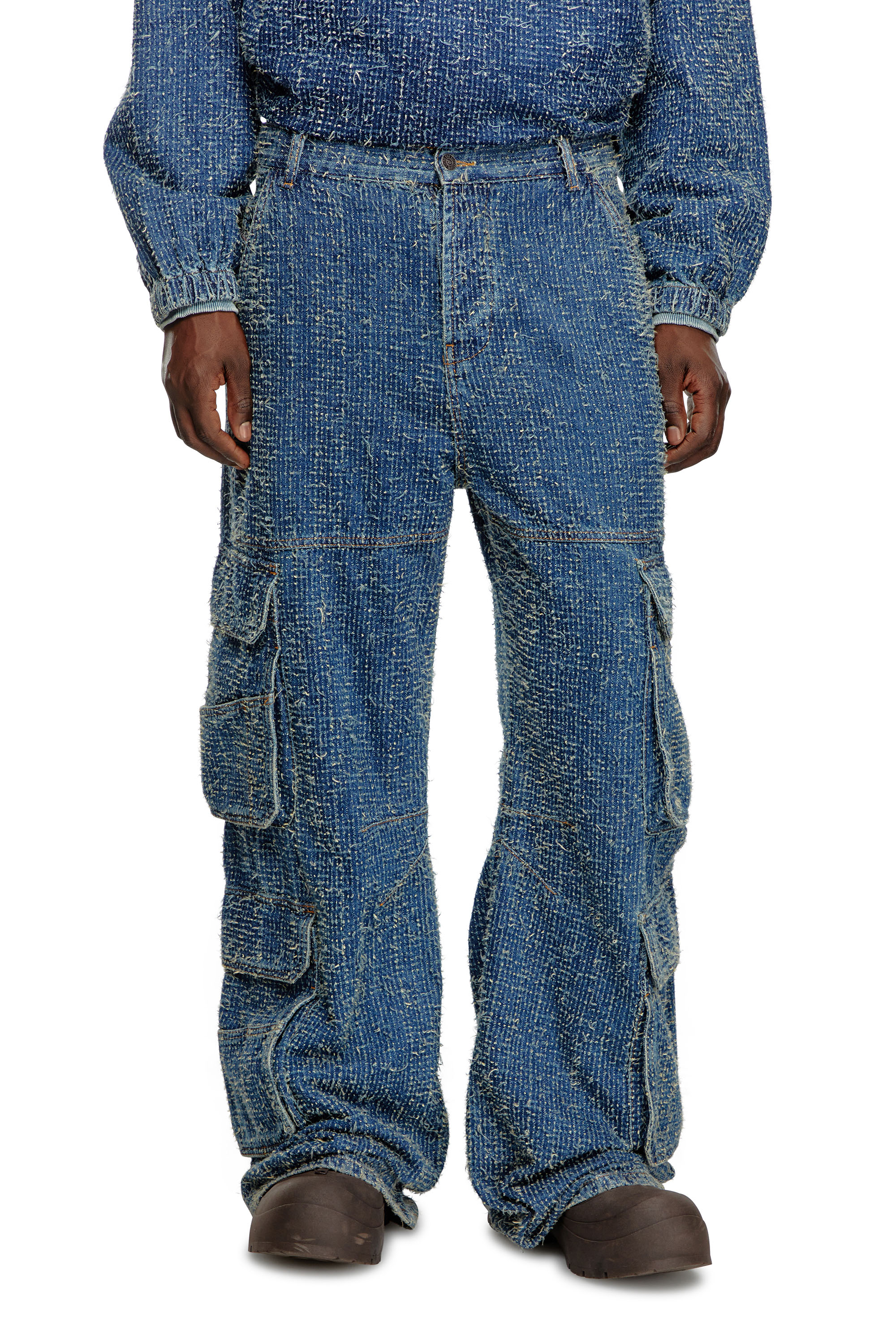 Diesel - Female's Relaxed Jeans 1996 D-Sire 0PGAH, ミディアムブルー - 6