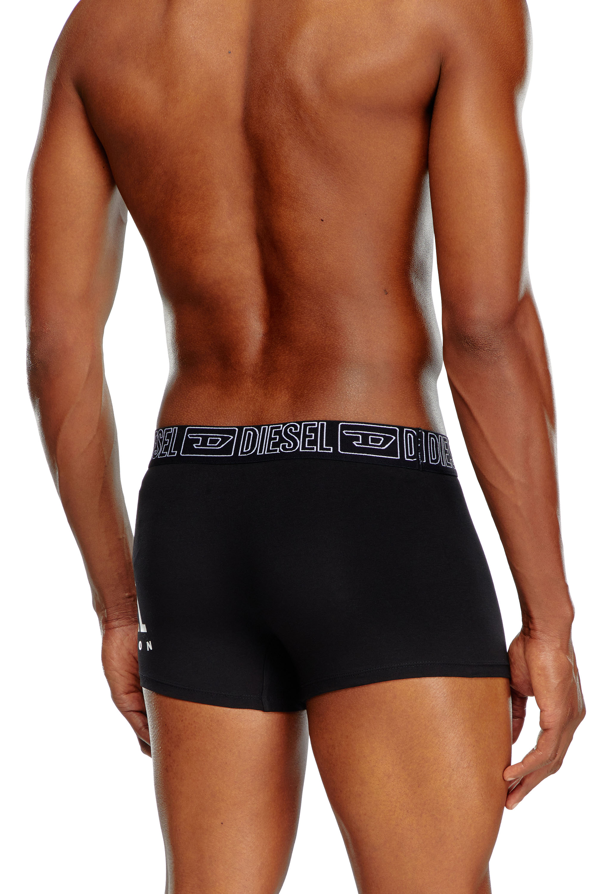Diesel - UMBX-DAMIENTHREEPACK, Male's 3-pack of boxer briefs in stretch cotton in ブラック - 4