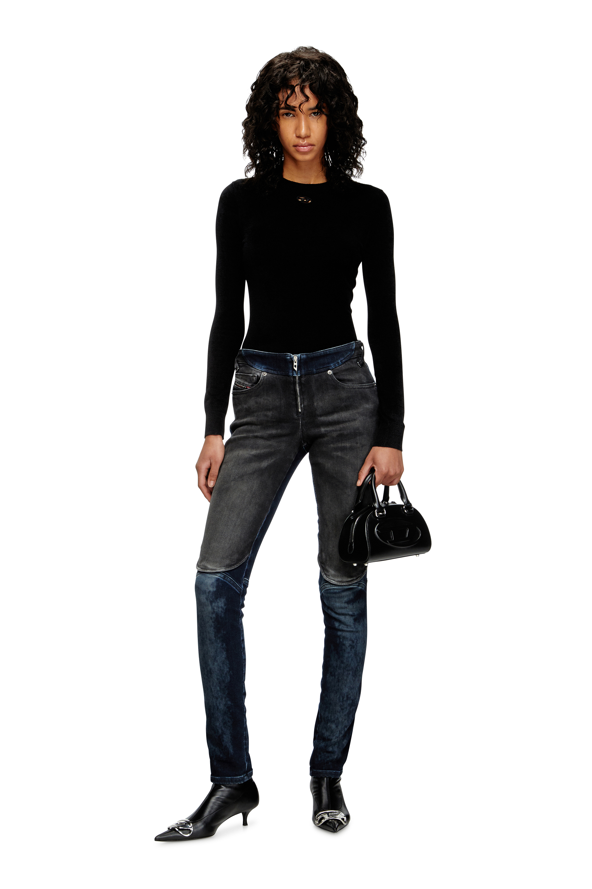 Diesel - 1DR DOME CROSSBODY, Female's クロスボディバッグ in ブラック - 1