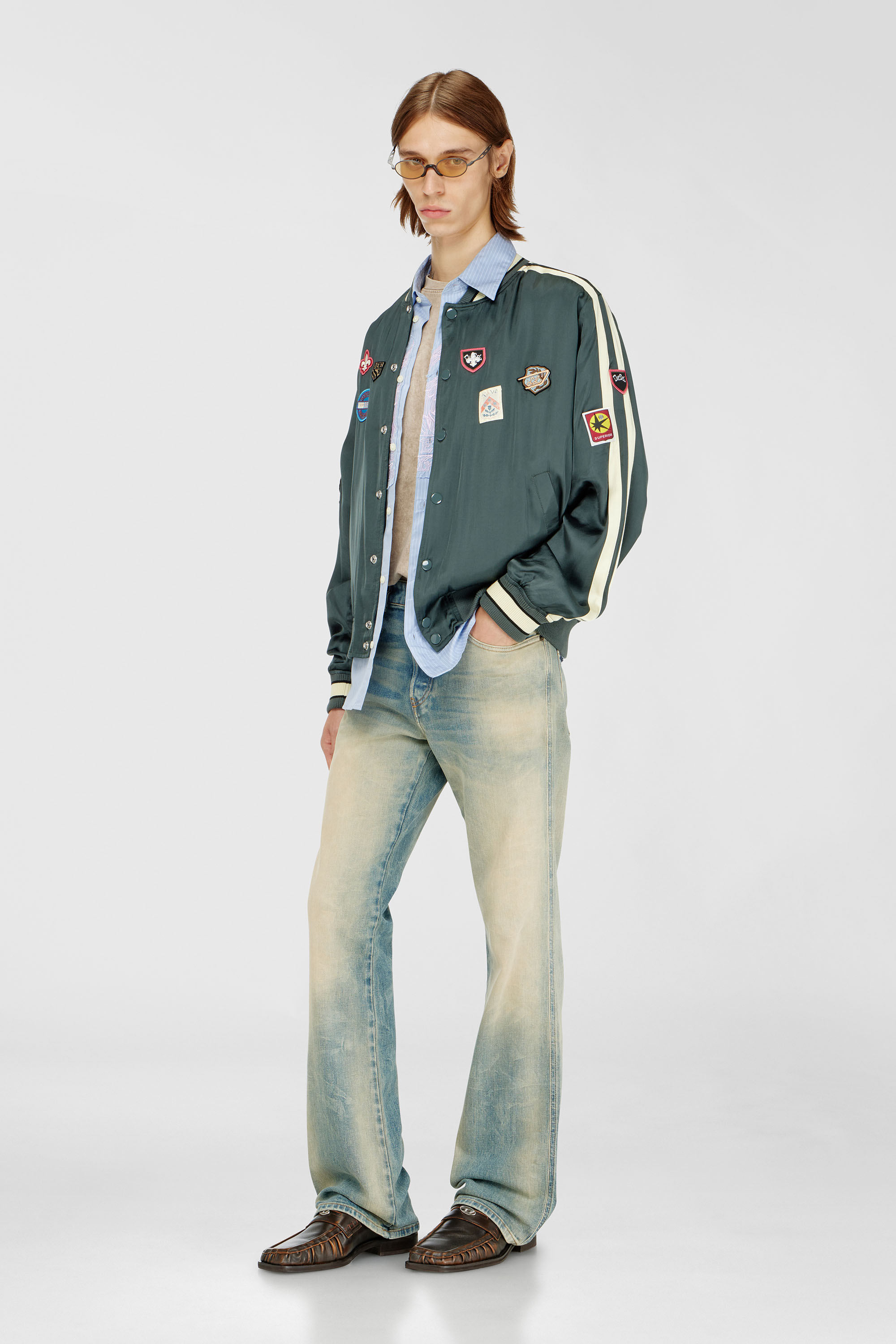 Diesel - Male's Bootcut Jeans 1998 D-Buck 09H78, ミディアムブルー - 1