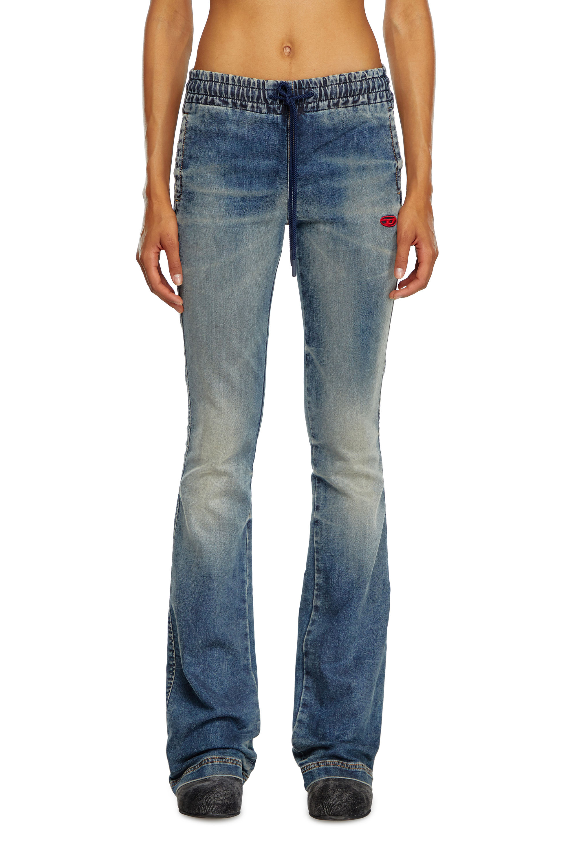 Diesel - Female's Bootcut 2069 D-Ebbey Joggjeans® 068LZ, ミディアムブルー - 1