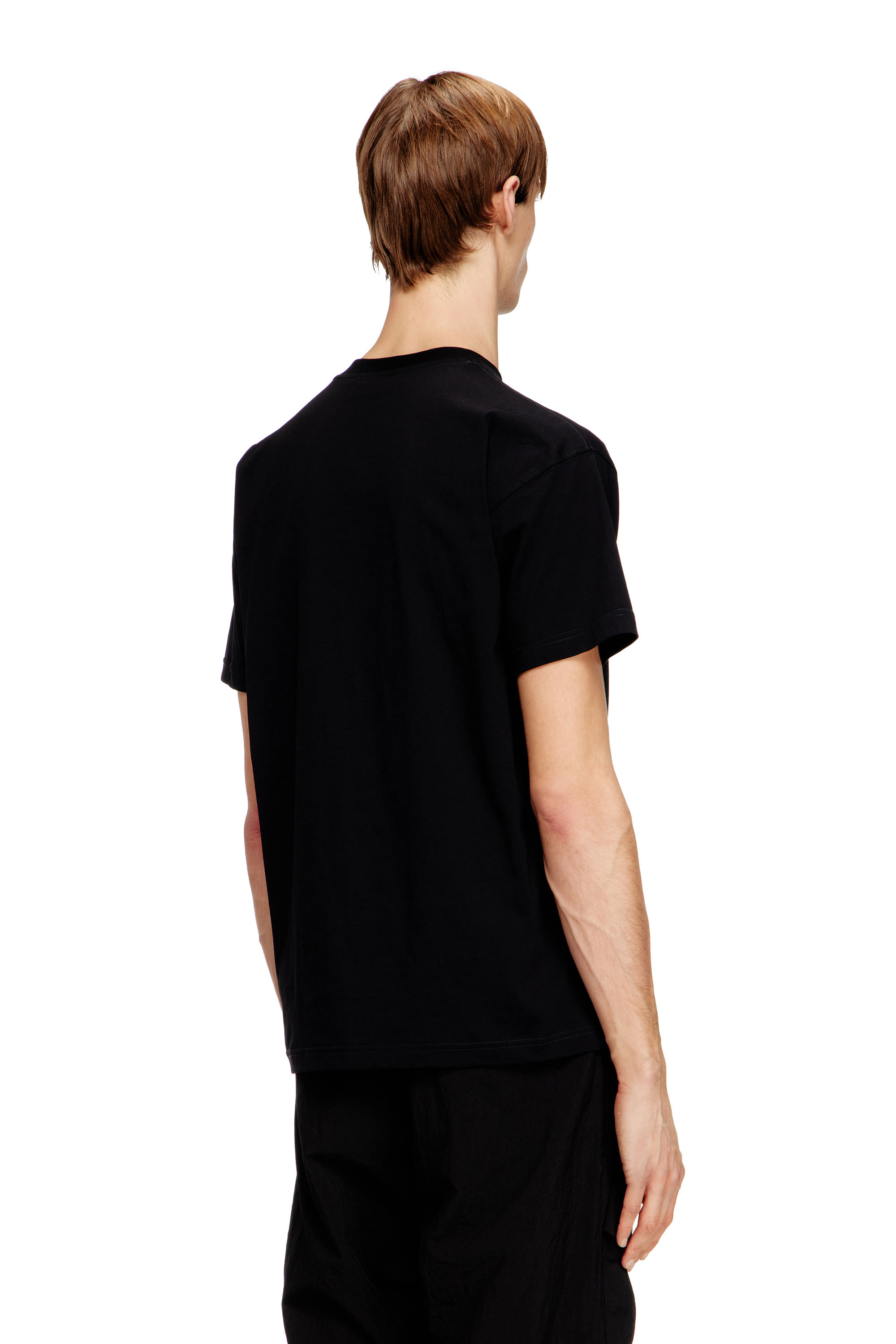 Diesel - T-NORM-V16, Male's Tシャツ in ブラック - 4