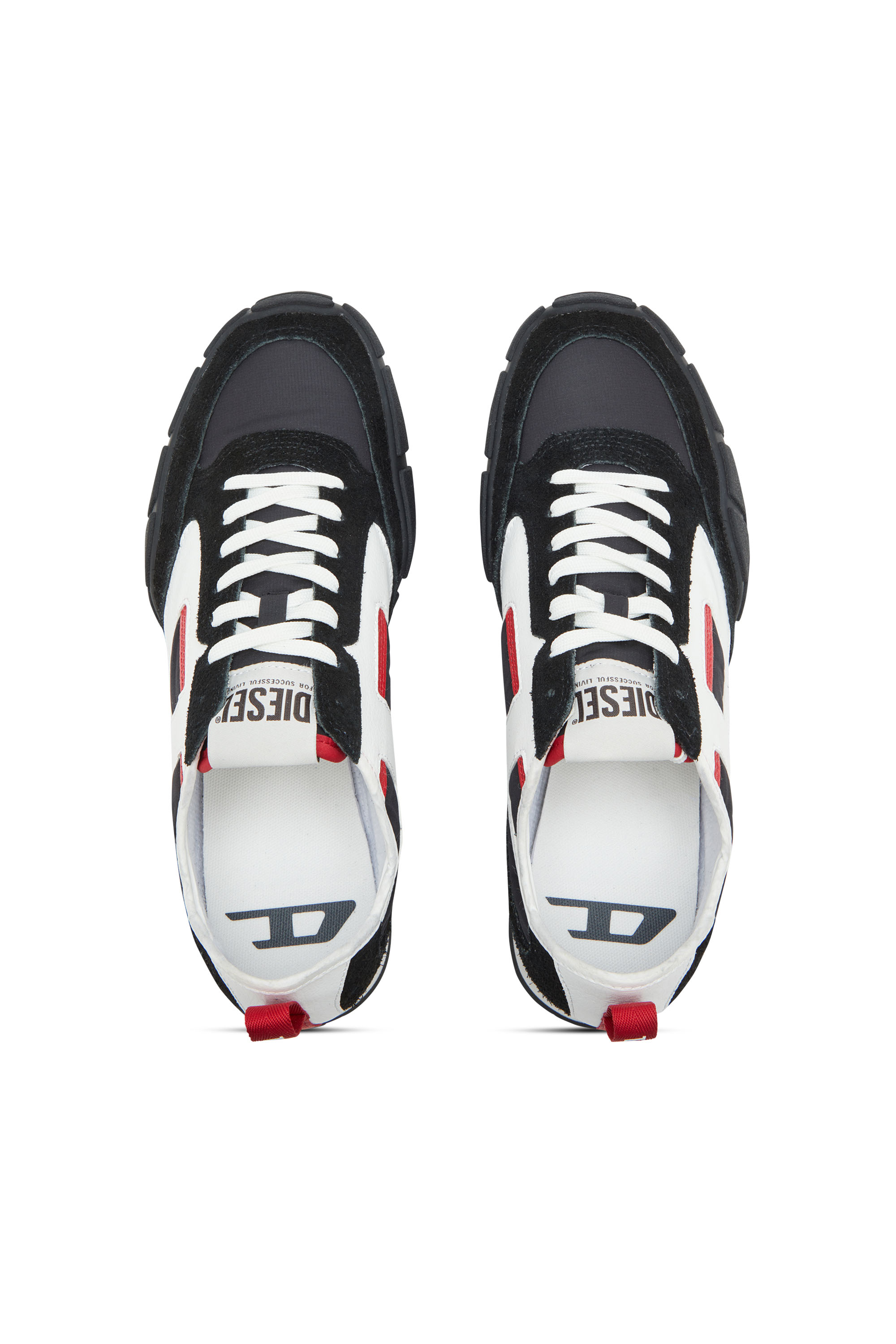 S-PAGODHA LOW S-Pagodha-Sneakers in leather, suede and