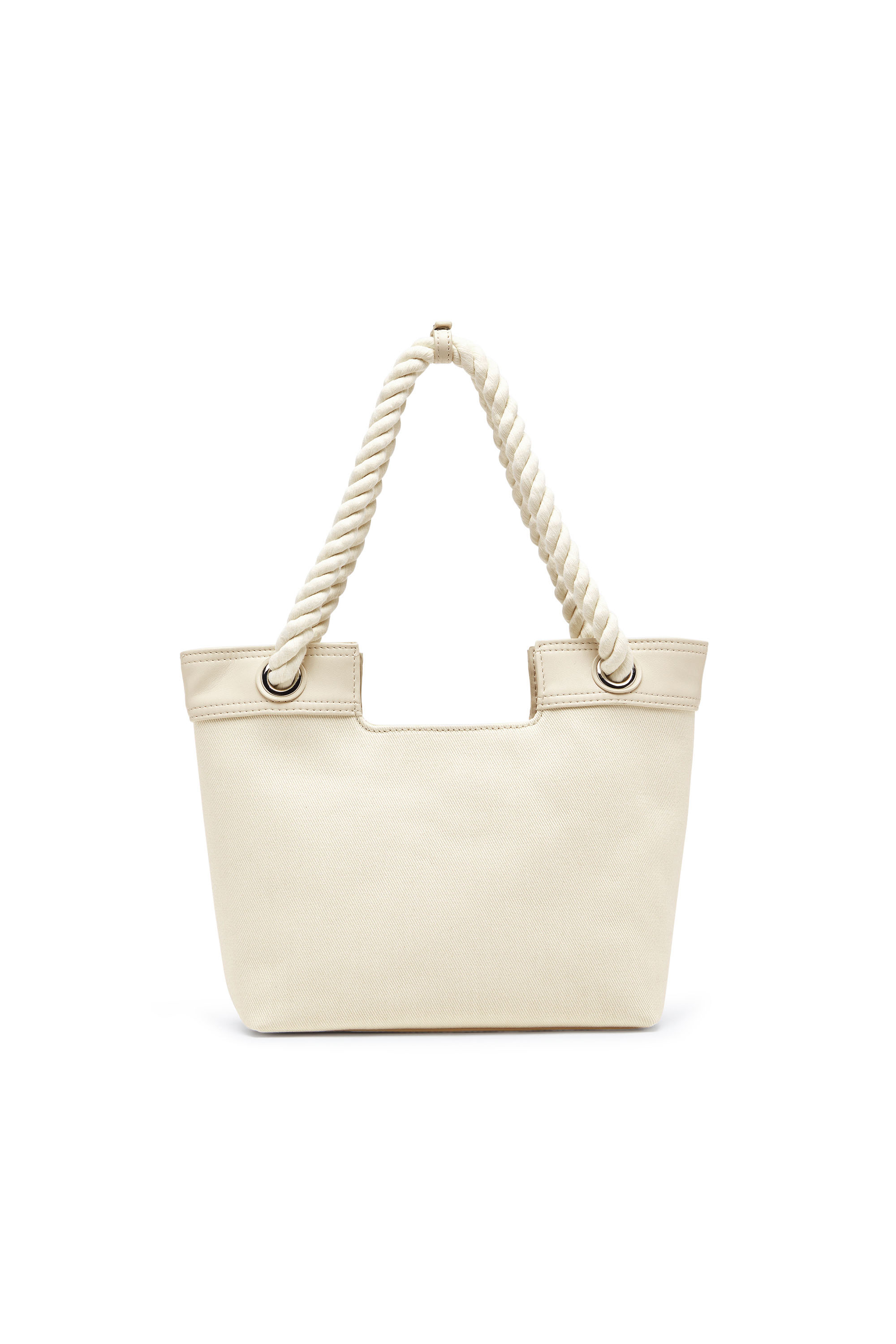 Diesel - DSL 3D SHOPPER XS, Female's Dsl 3D-Small shopping bag in Cordura fabric in クリーム - 2