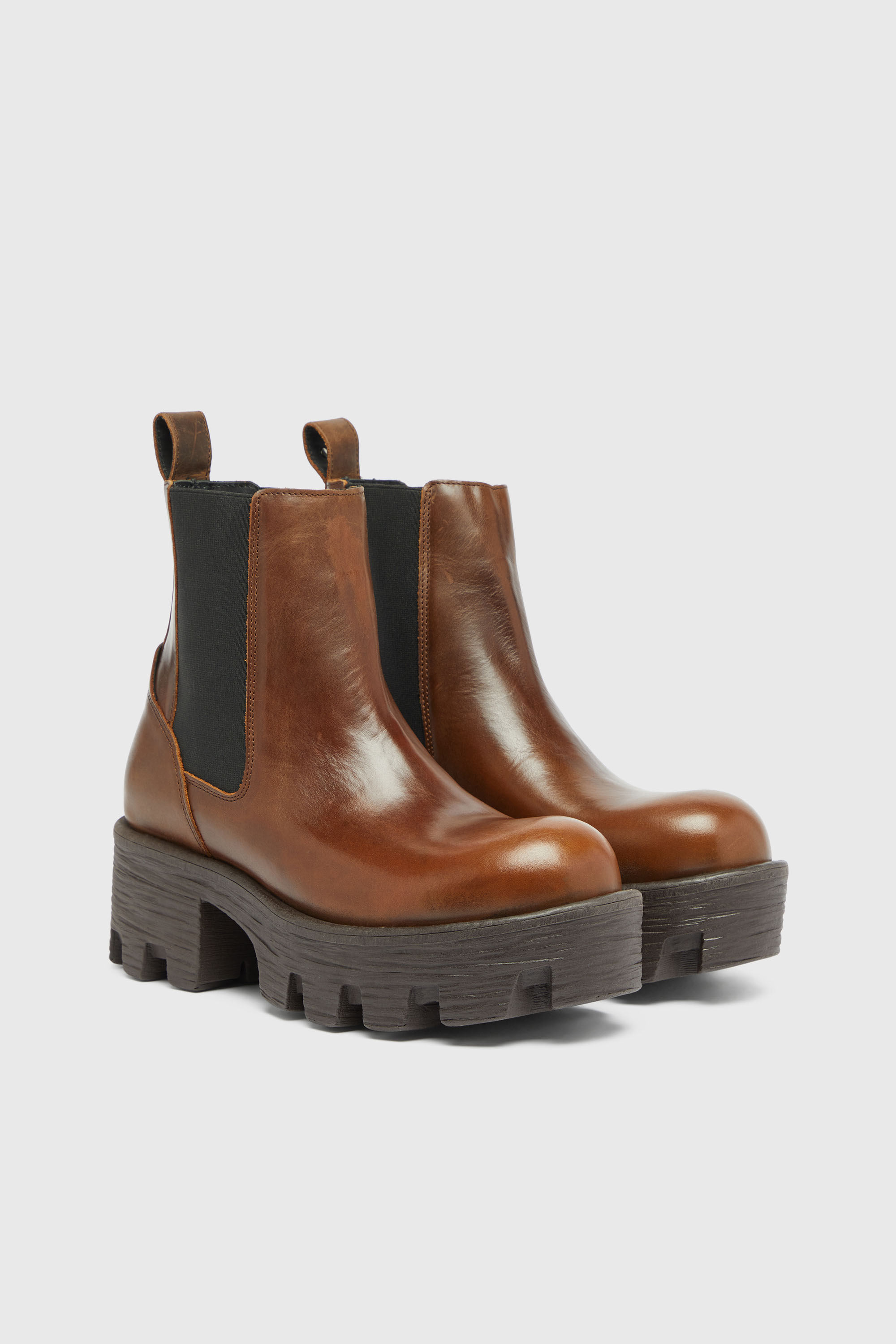 Diesel - D-HAMMER CHUNKY W, Female's チェルシーブーツ in ブラウン - 2
