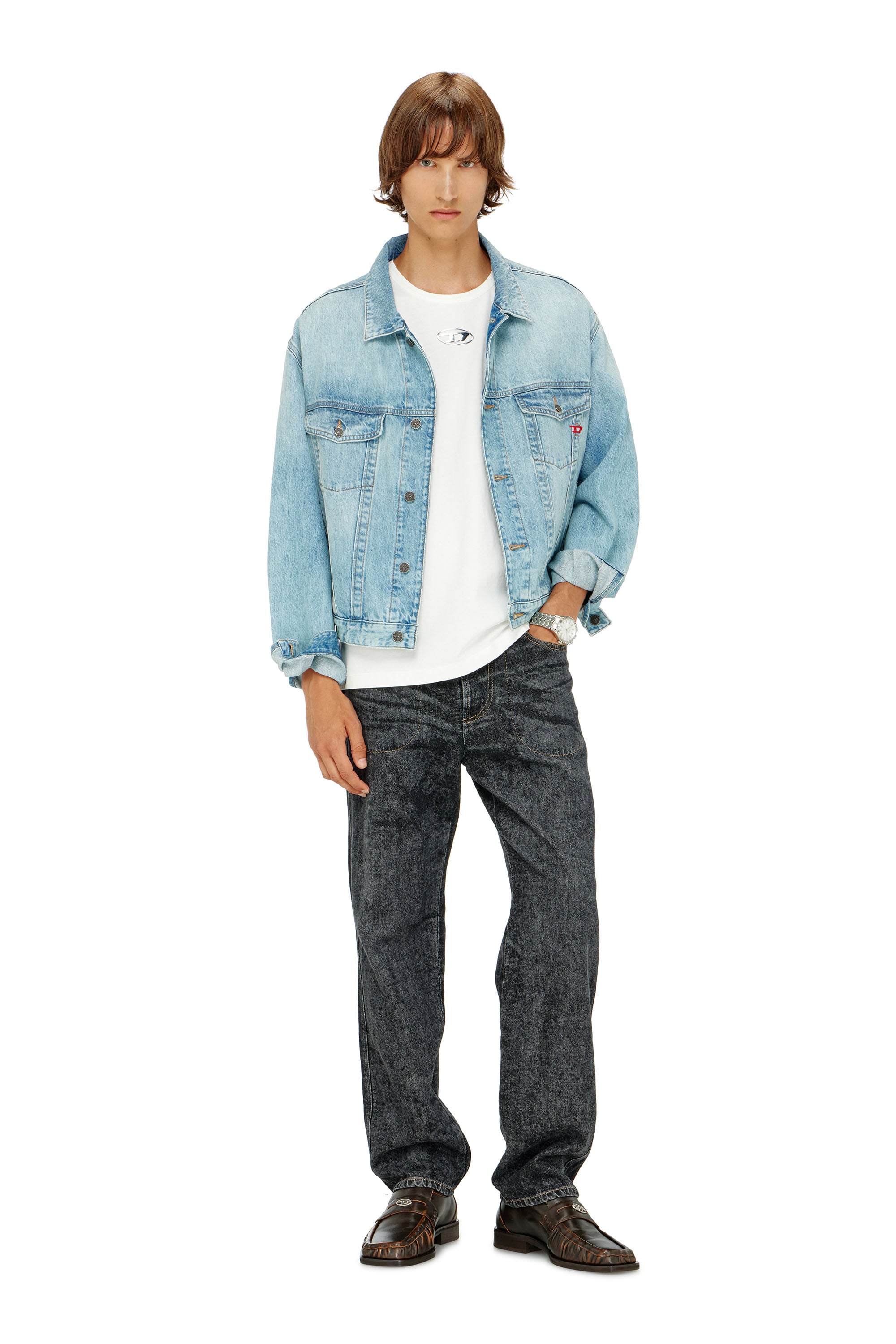 Diesel - T-NORM-IOD, Male's Tシャツ in ホワイト - 2