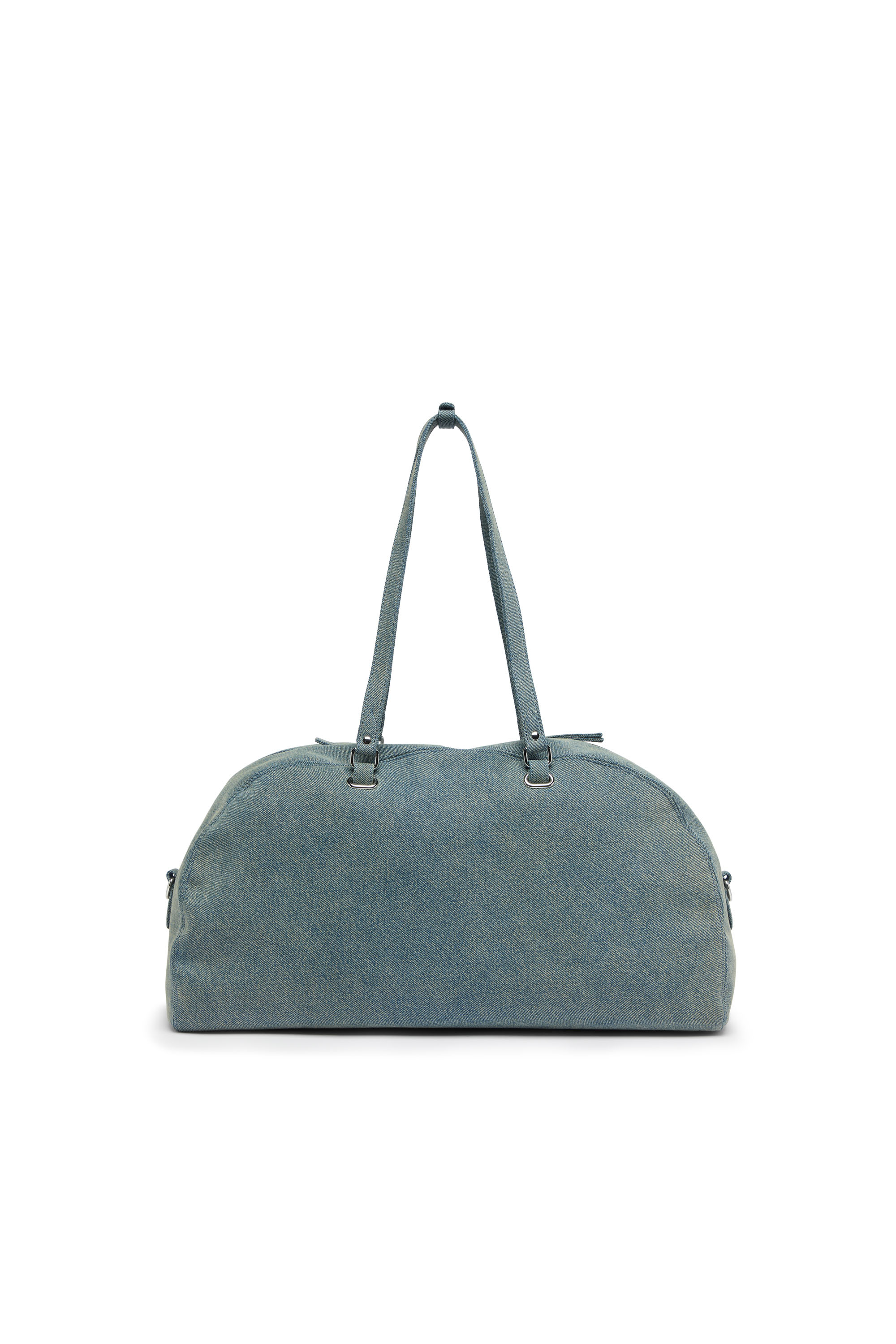 Diesel - 1DR DOME SOFT DUFFLE XL, Unisex's 1DR Dome-Duffle bag in denim with Oval D logo in ライトブルー - 3