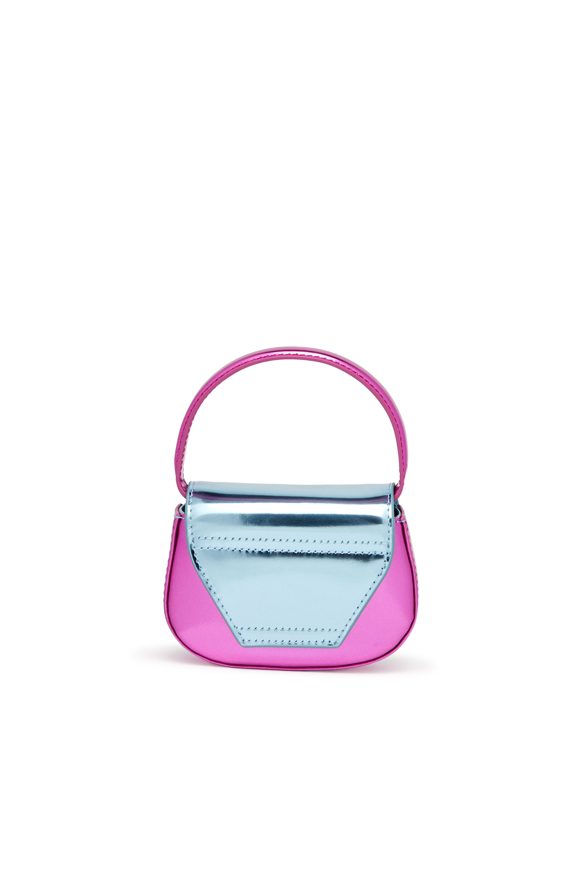 Diesel - 1DR XS, Female's 1DR XS-Iconic mini bag in mirror leather in ブルー/レッド - 2