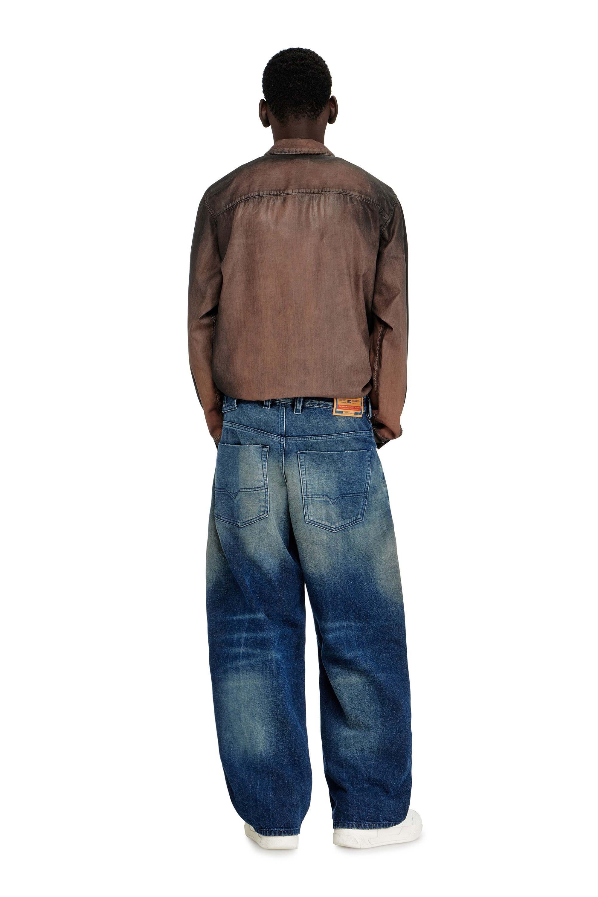Diesel - Unisex's Relaxed Jeans 1997 D-Enim-M 007DQ, ダークブルー - 3
